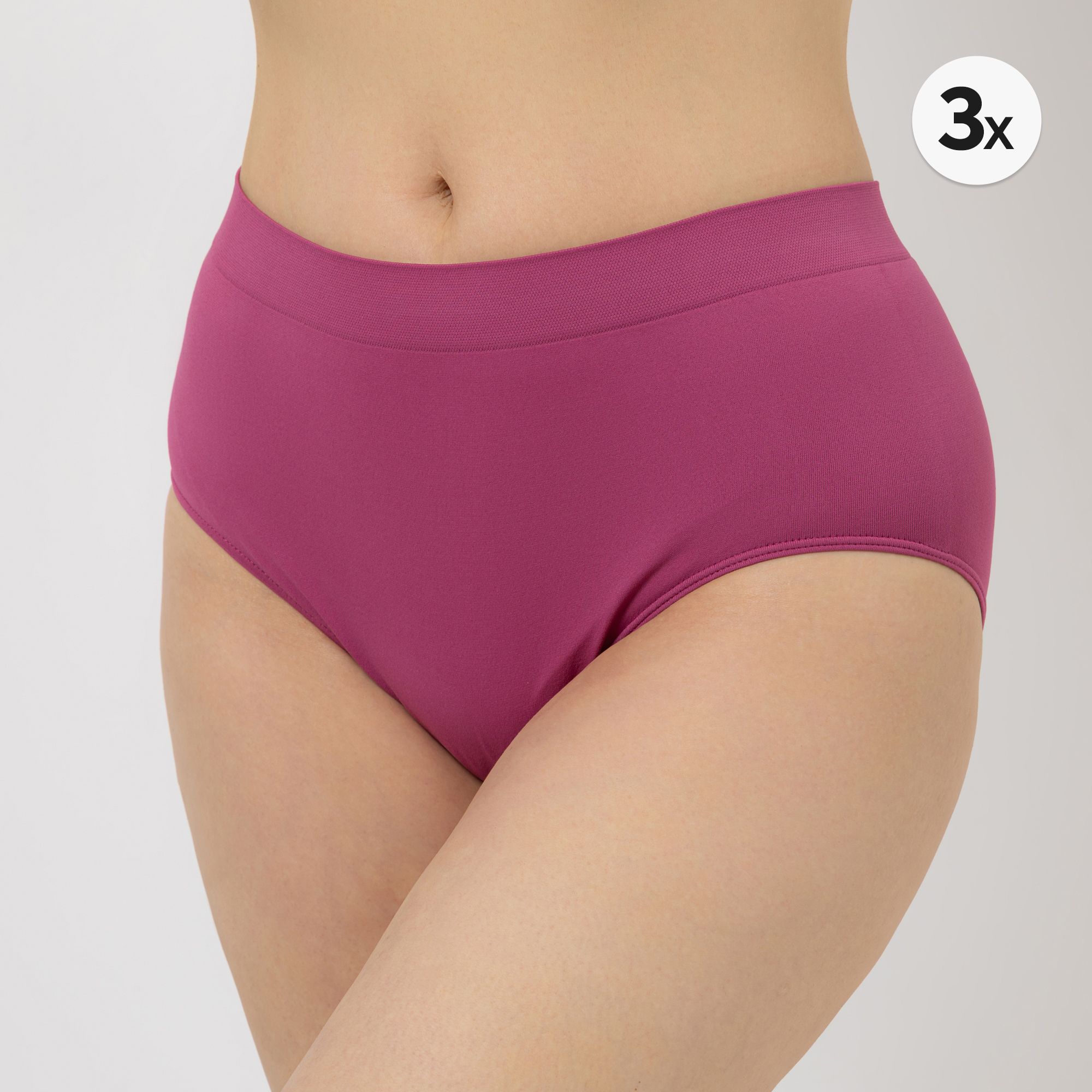 LITTLE ROSE 3 Midislips Mikrofaser seamless uni