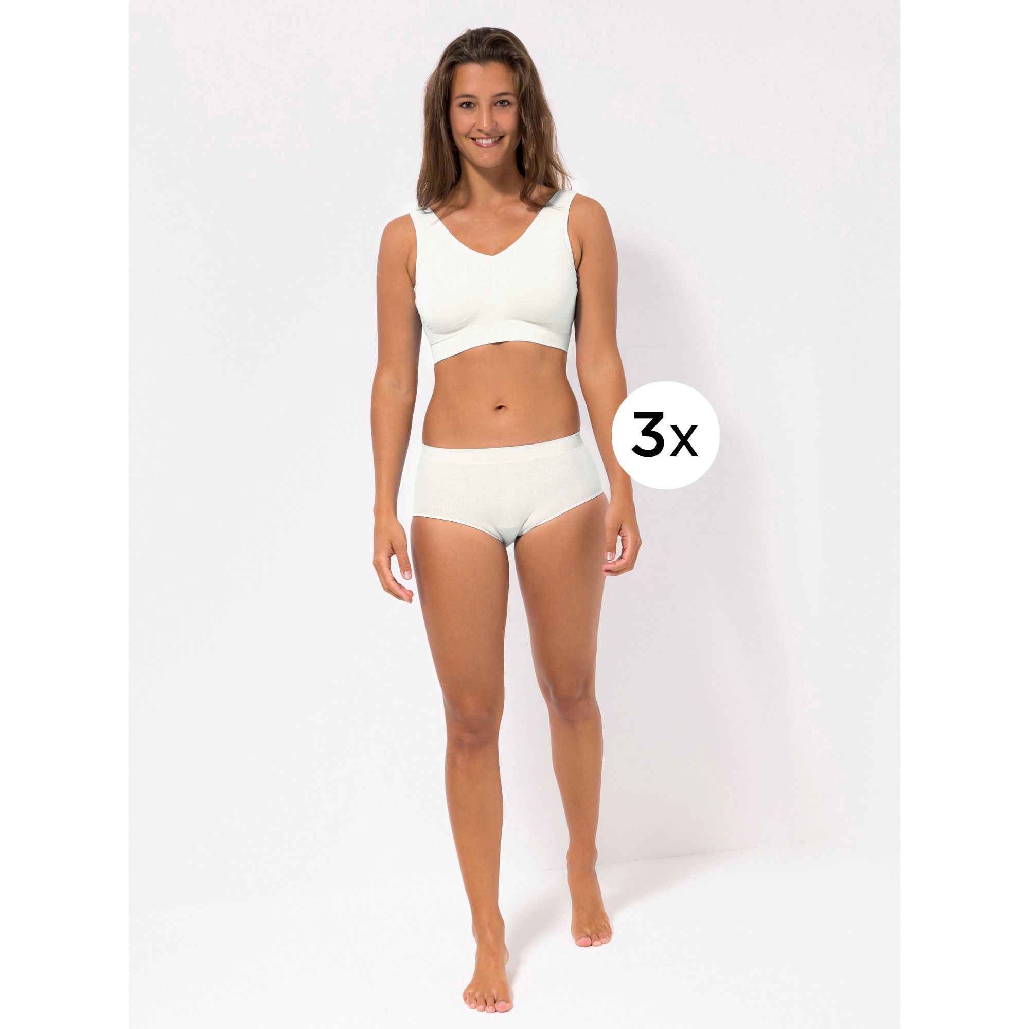 LITTLE ROSE 3 Midislips Mikrofaser seamless uni