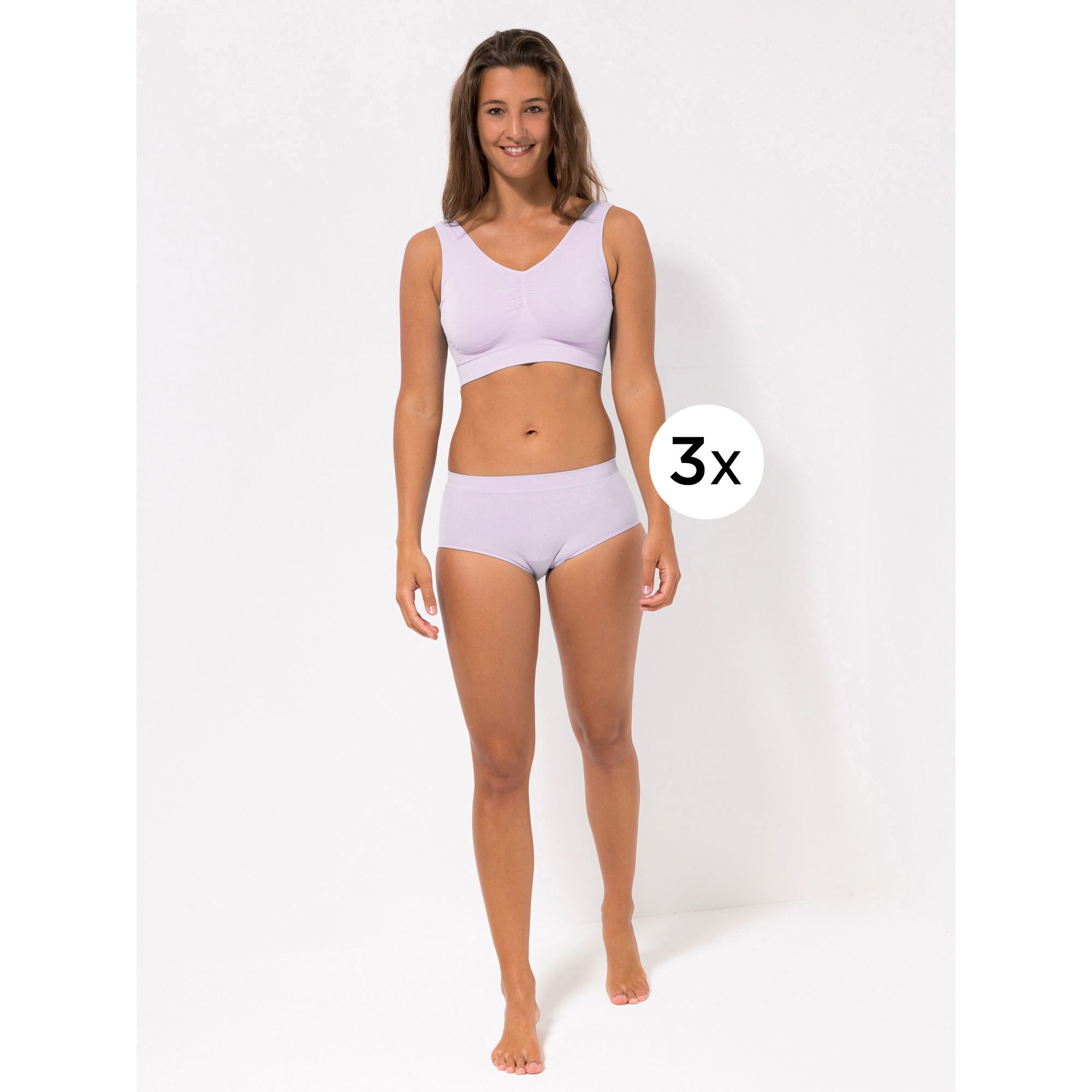 LITTLE ROSE 3 Midislips Mikrofaser seamless uni