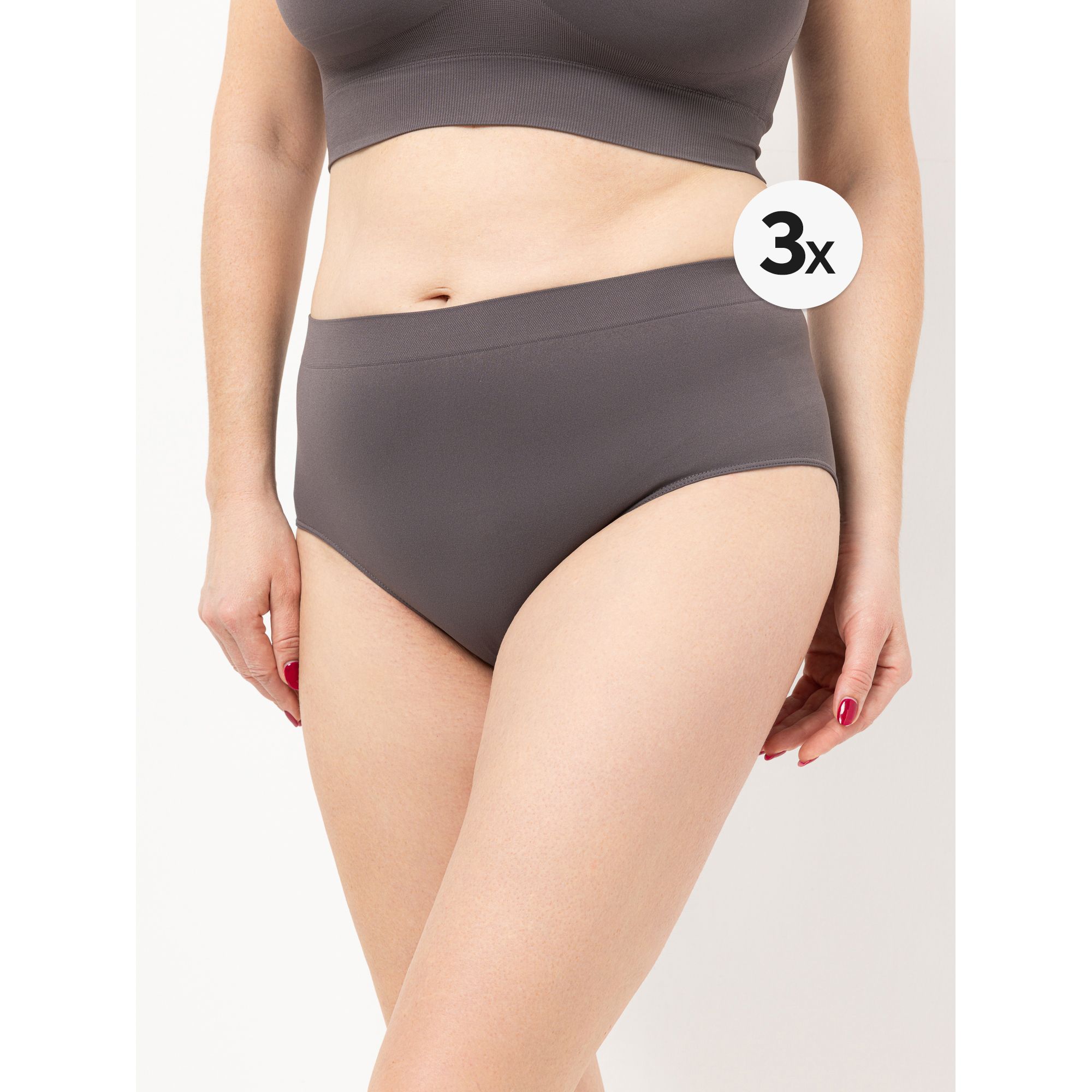 LITTLE ROSE 3 Midislips Mikrofaser seamless uni