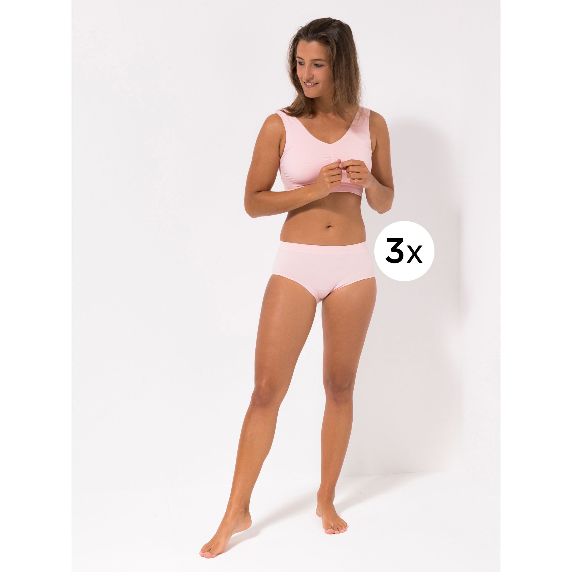 LITTLE ROSE 3 Midislips Mikrofaser seamless uni