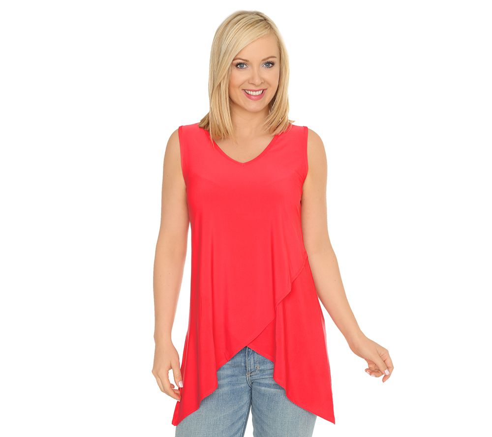 NINA LEONARD Top VAusschnitt LagenOptik QVC.de