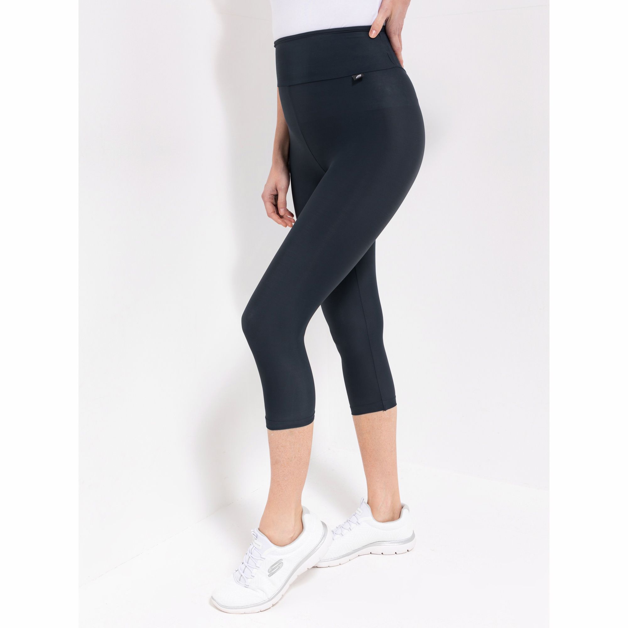 PROSKINS Slim Leggings Capri-Länge Mid-Waist uni