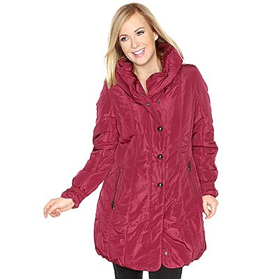 Kurzmantel Mantel Mit Volumenkragen Second Hand Hallhuber Mantel