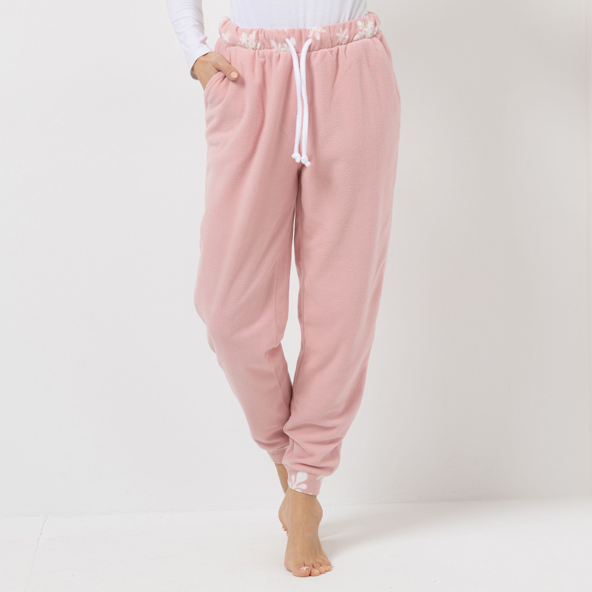 POLARSTERN Hose Mikrofaser Fleece Bund mit Kordelzug Seitentaschen