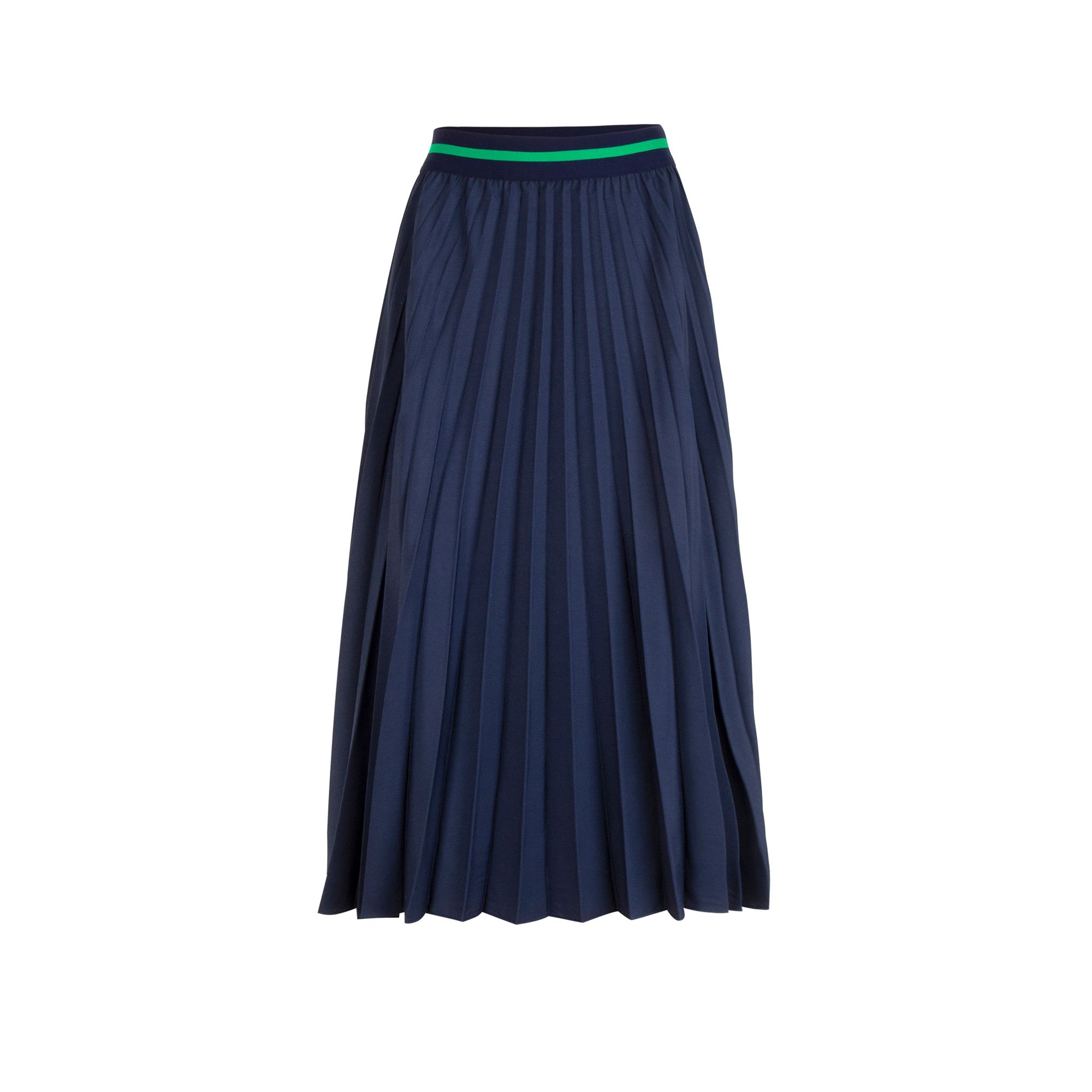 LIEBLINGSSTÜCK® Rock, Gummibund Kontraststreifen wadenbedeckend