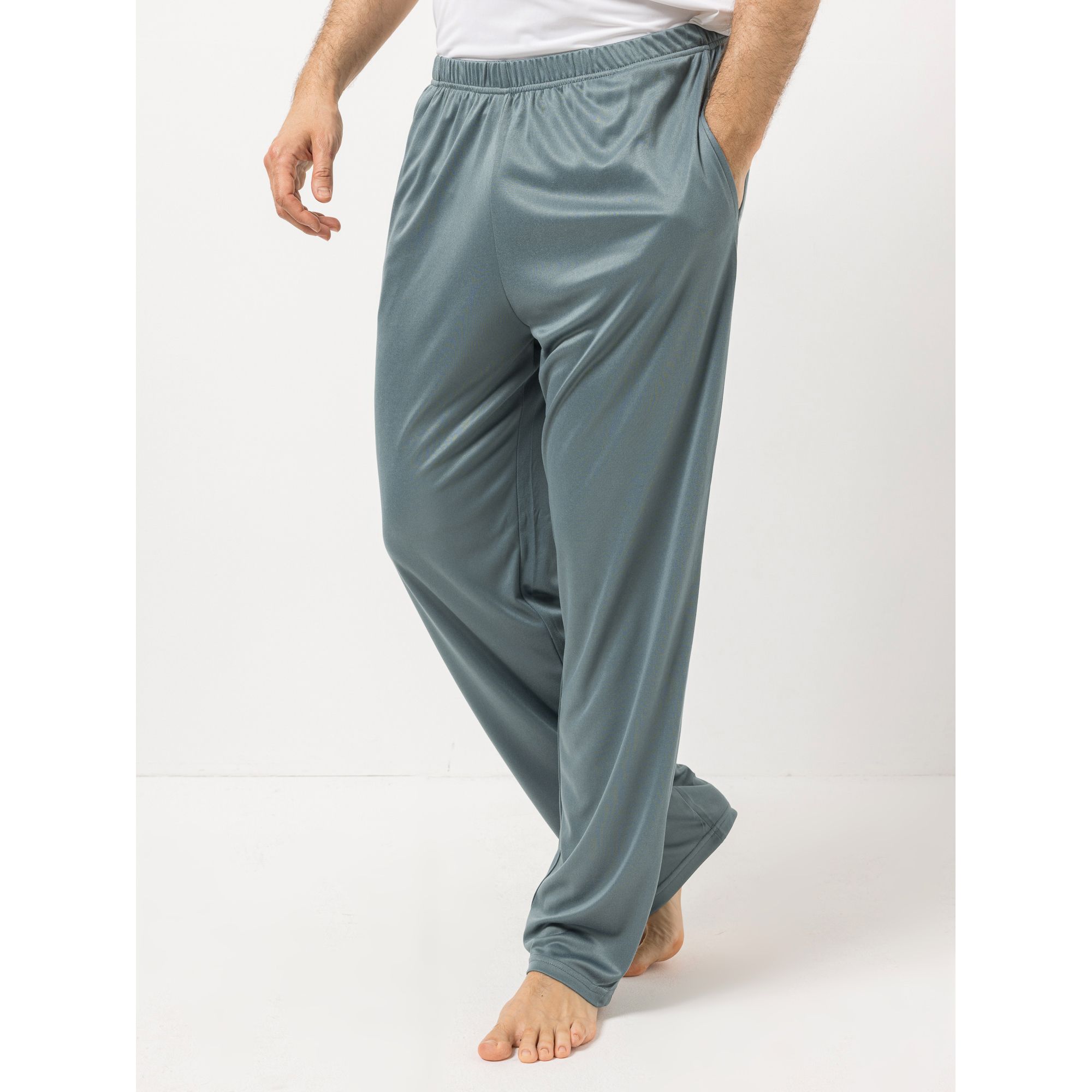 MEN'S TOUCH Pyjama-Hose 1/1-Länge Mikrofaser Rundumdehnbund