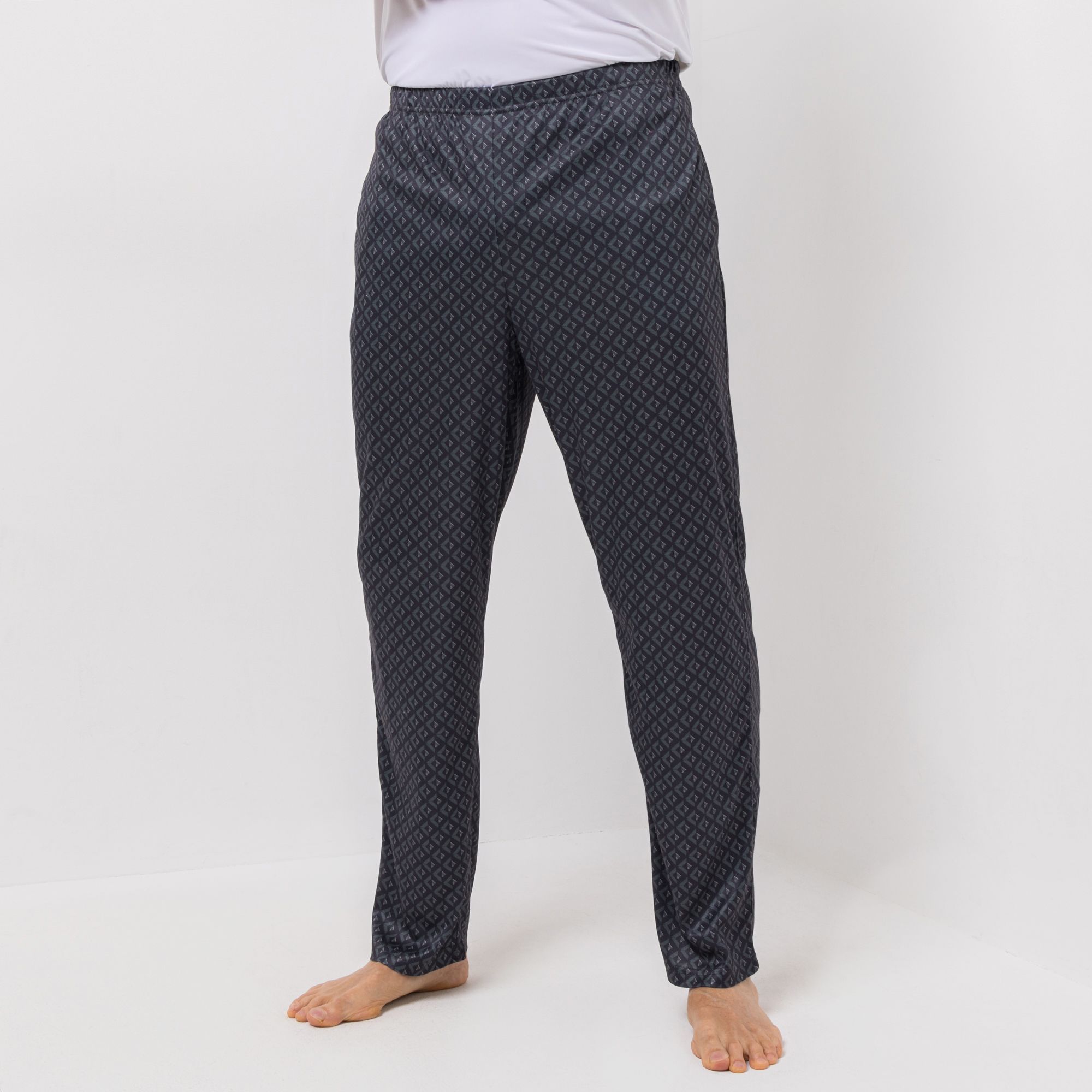 MEN'S TOUCH Hose Rundumdehnbund Mikrofaser schmale Passform