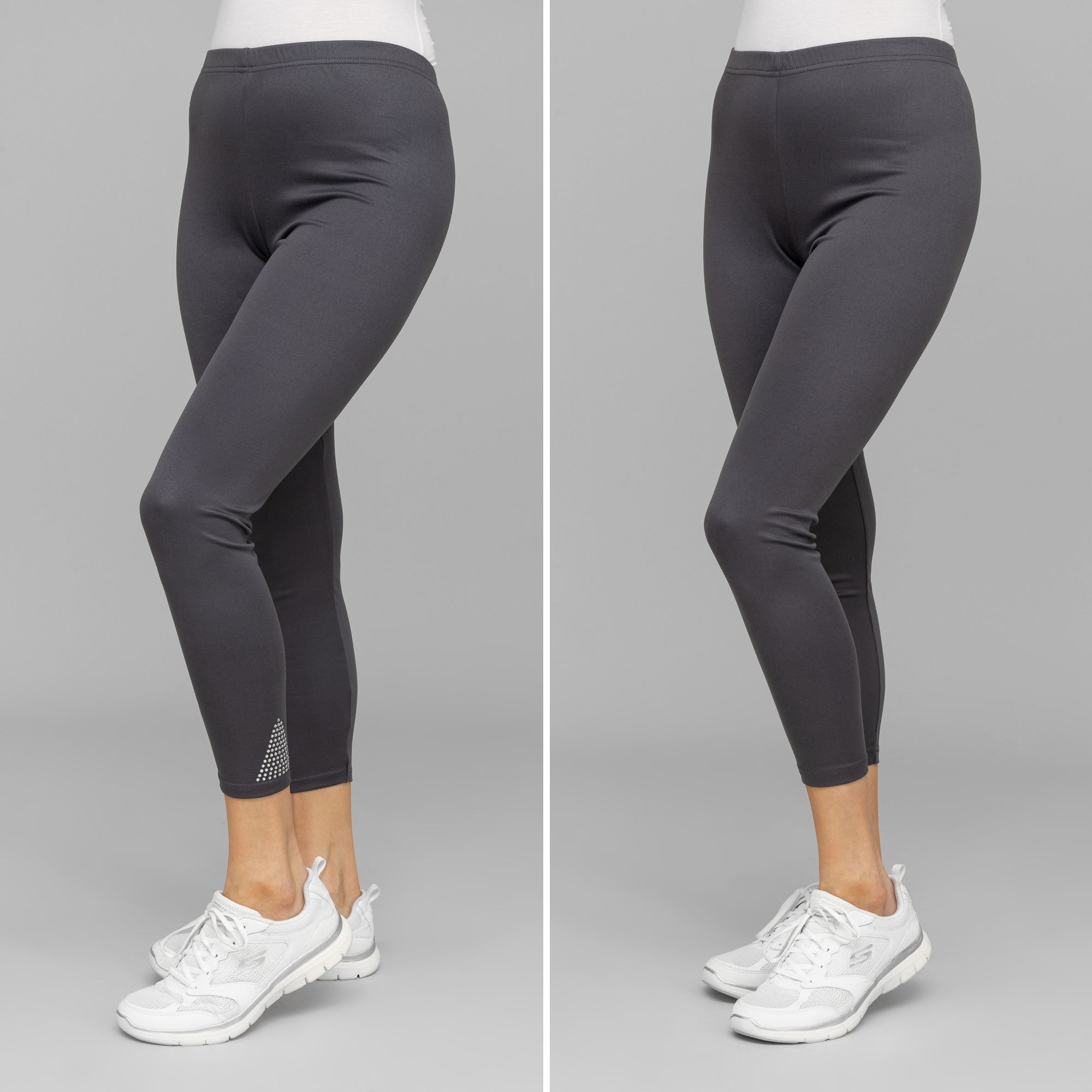 JERYMOOD HOMEWEAR 2 Leggings Mikrofaser 1x Strassdekoration 1x Basic