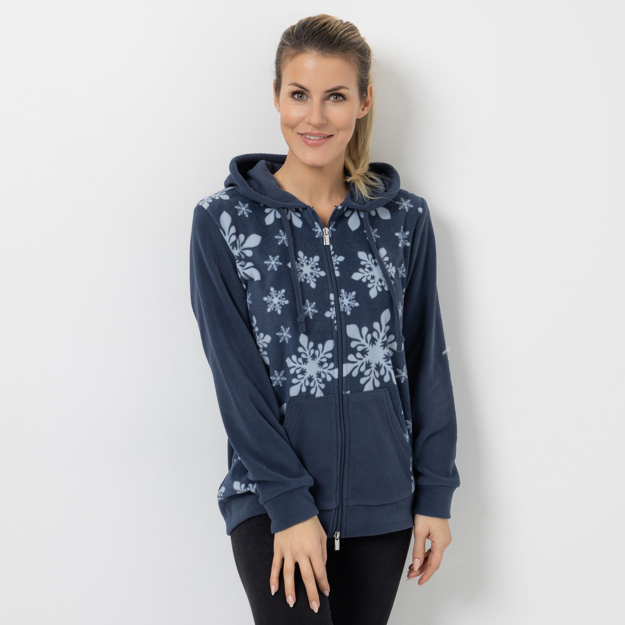 POLARSTERN Jacke, 1/1-Arm Mikrofaser Fleece Kapuze Kängurutasche