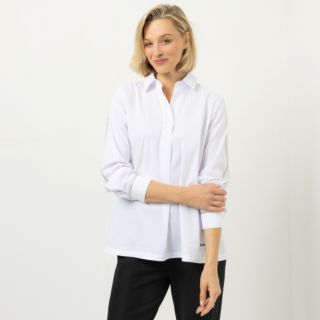 AMINATI® Bluse, langarm V-Ausschnitt mit Hemdkragen Ketten-Details