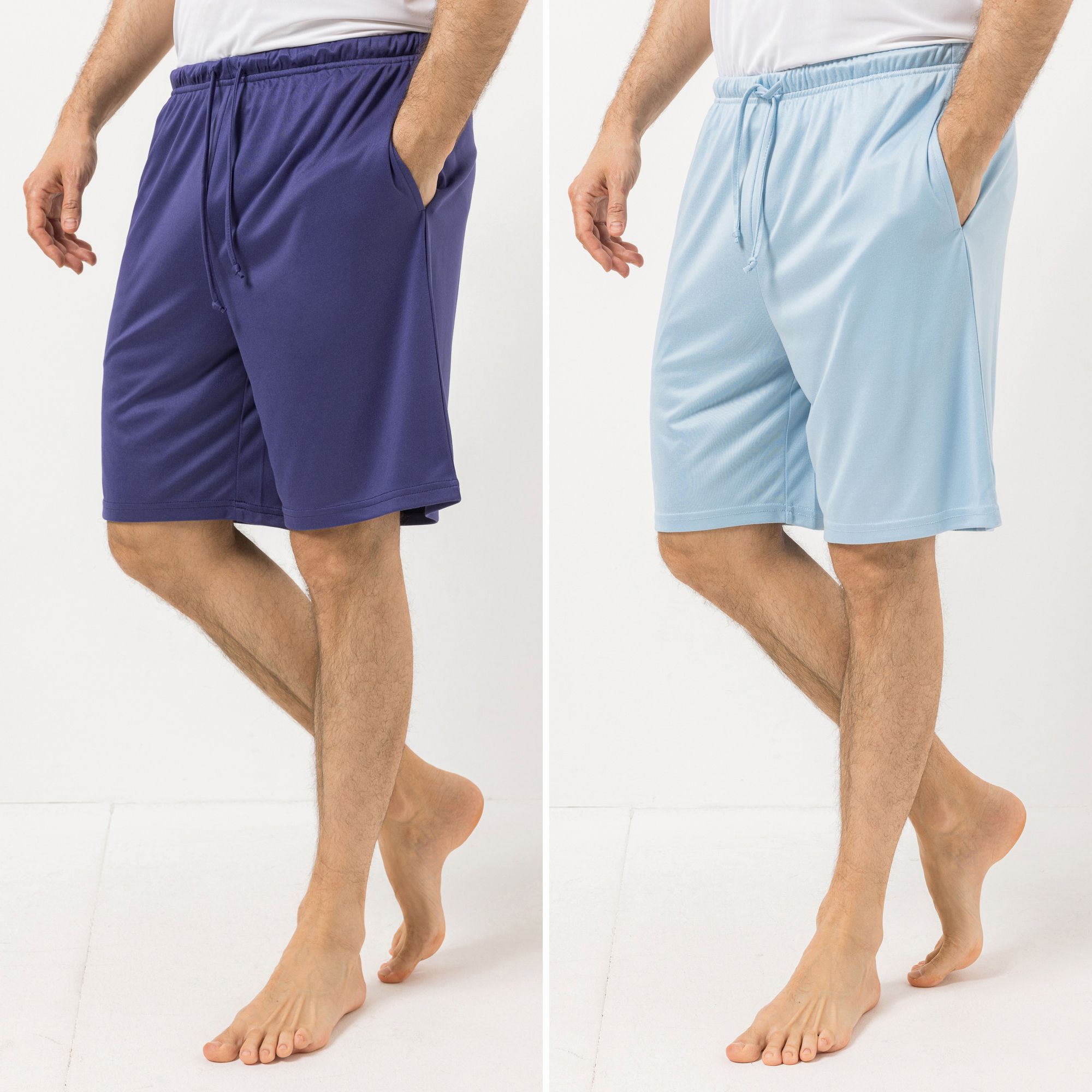 MEN'S TOUCH 2 Bermuda-Shorts Mikrofaser Kordelzug Seitentaschen