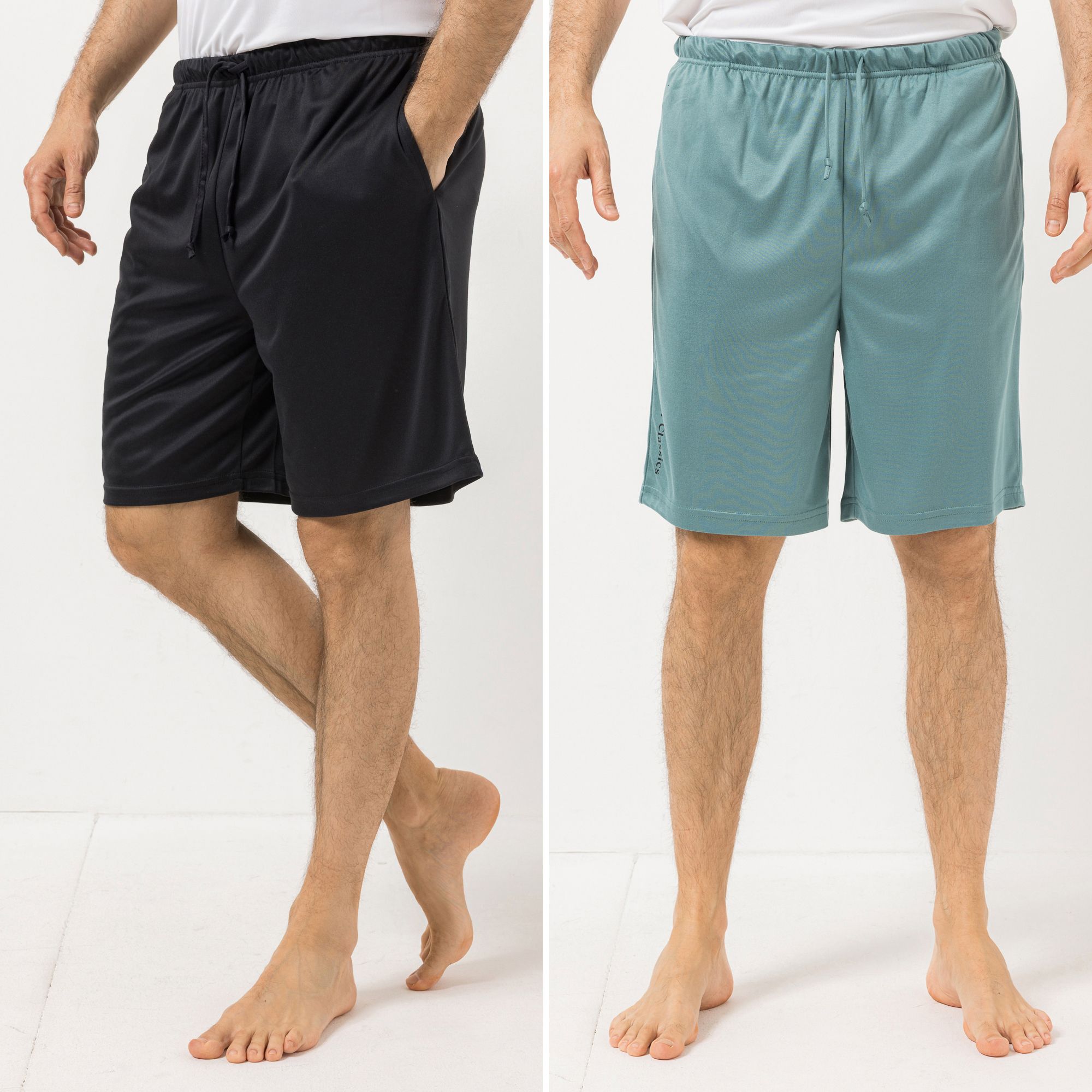 MEN'S TOUCH 2 Bermuda-Shorts Mikrofaser Kordelzug Seitentaschen