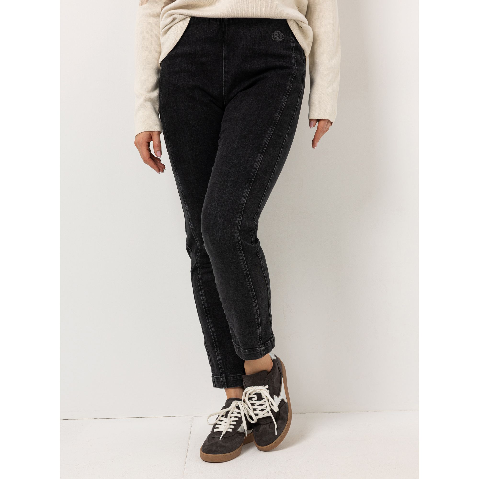 AMINATI® Jeggings Rundumdehnbund Seitenstreifen knöchellang