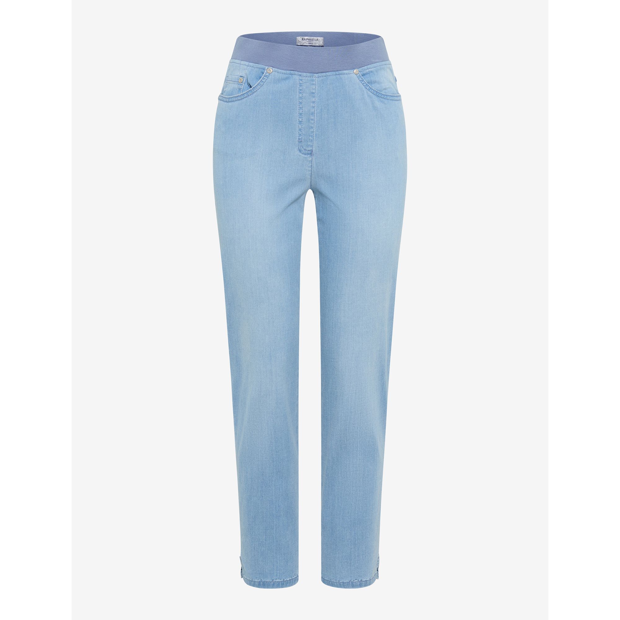 RAPHAELA BY BRAX Jeans Pamina 6/8 Deko Rundumdehnbund Swarowski-Verzierung knöchellang