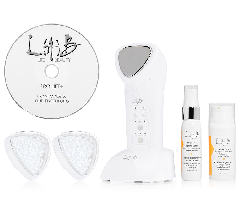 L A B Life Beauty Pro Lift Anti Aging 4in1 System Reinigung Pflege Inkl Dvd Qvc De