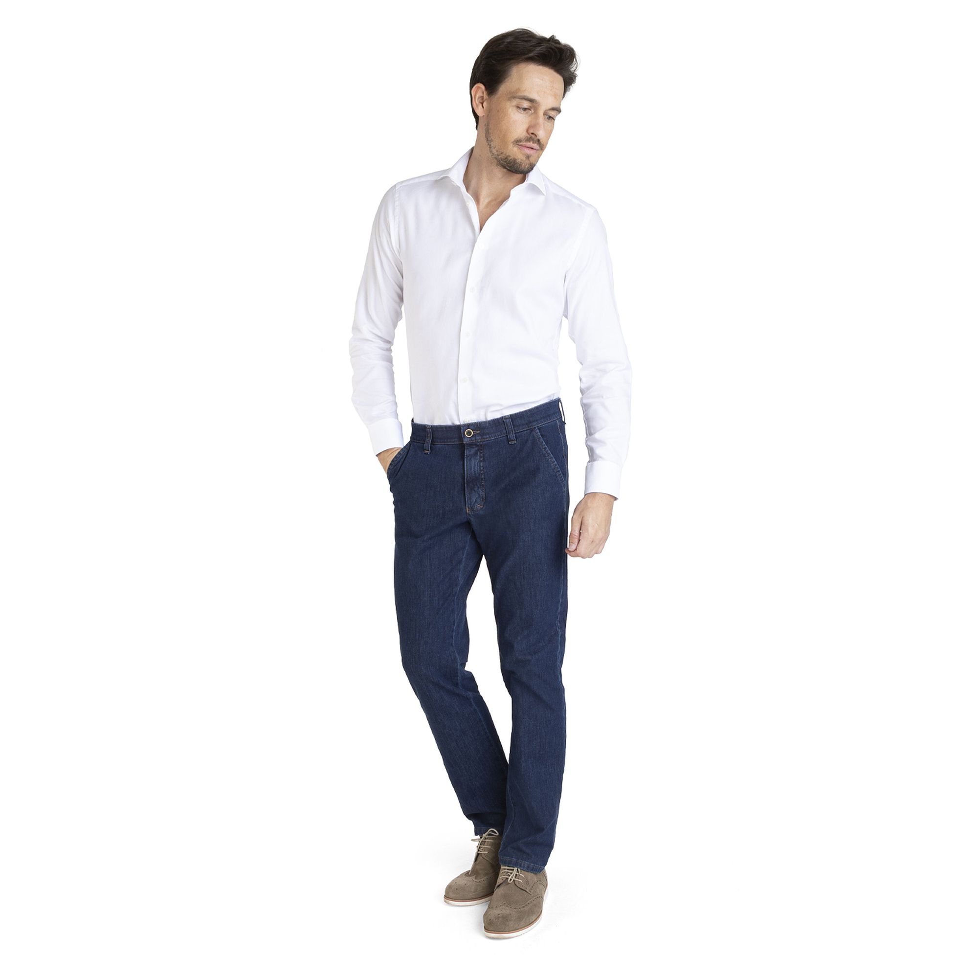 CLUB OF COMFORT® Jeanshose Garvey Komfortbund High-Stretch 360 Grad