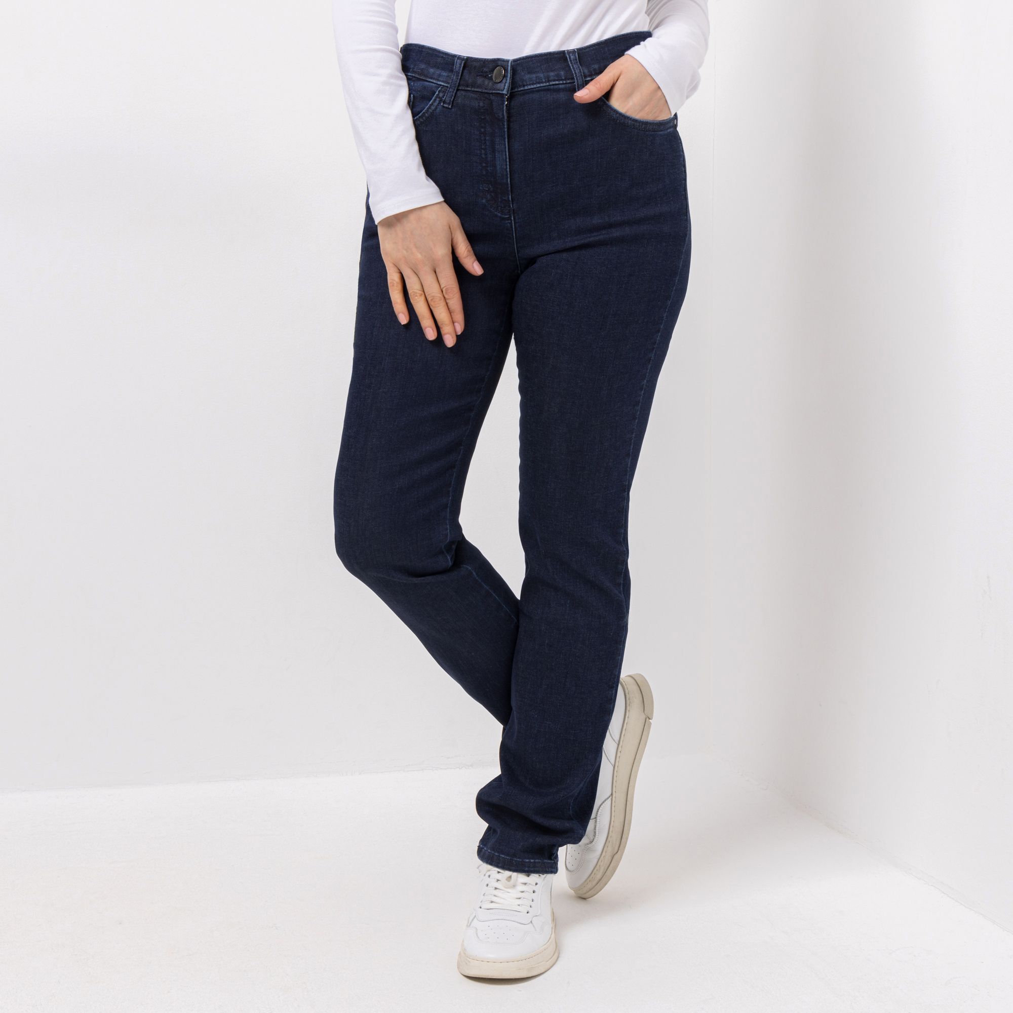 RAPHAELA BY BRAX Jeans Lora 5-Pocket-Style Super-Slim-Fit Stitching