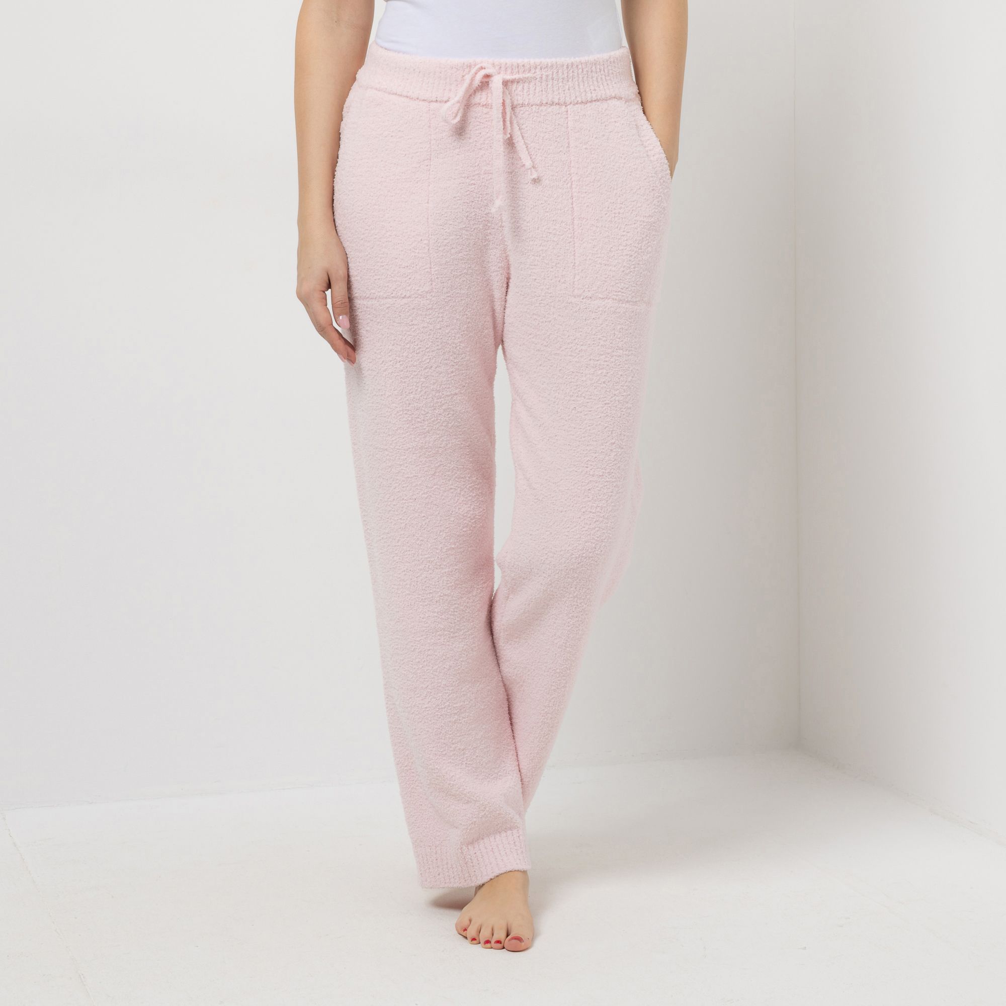 LITTLE ROSE Hose 1/1-Länge Plüsch mit Seitentaschen