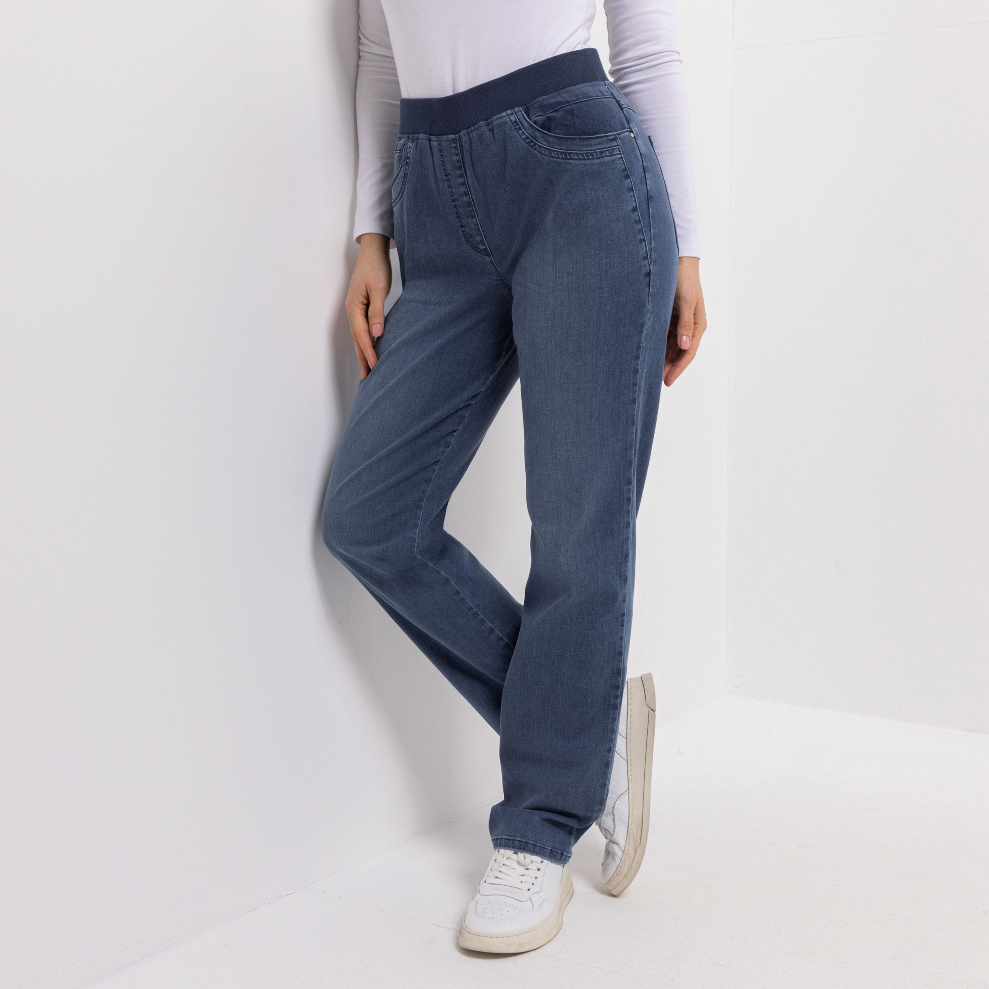 RAPHAELA BY BRAX Jeans Carina Fun 4-Pocket-Style Rundumdehnbund Comfort-Plus