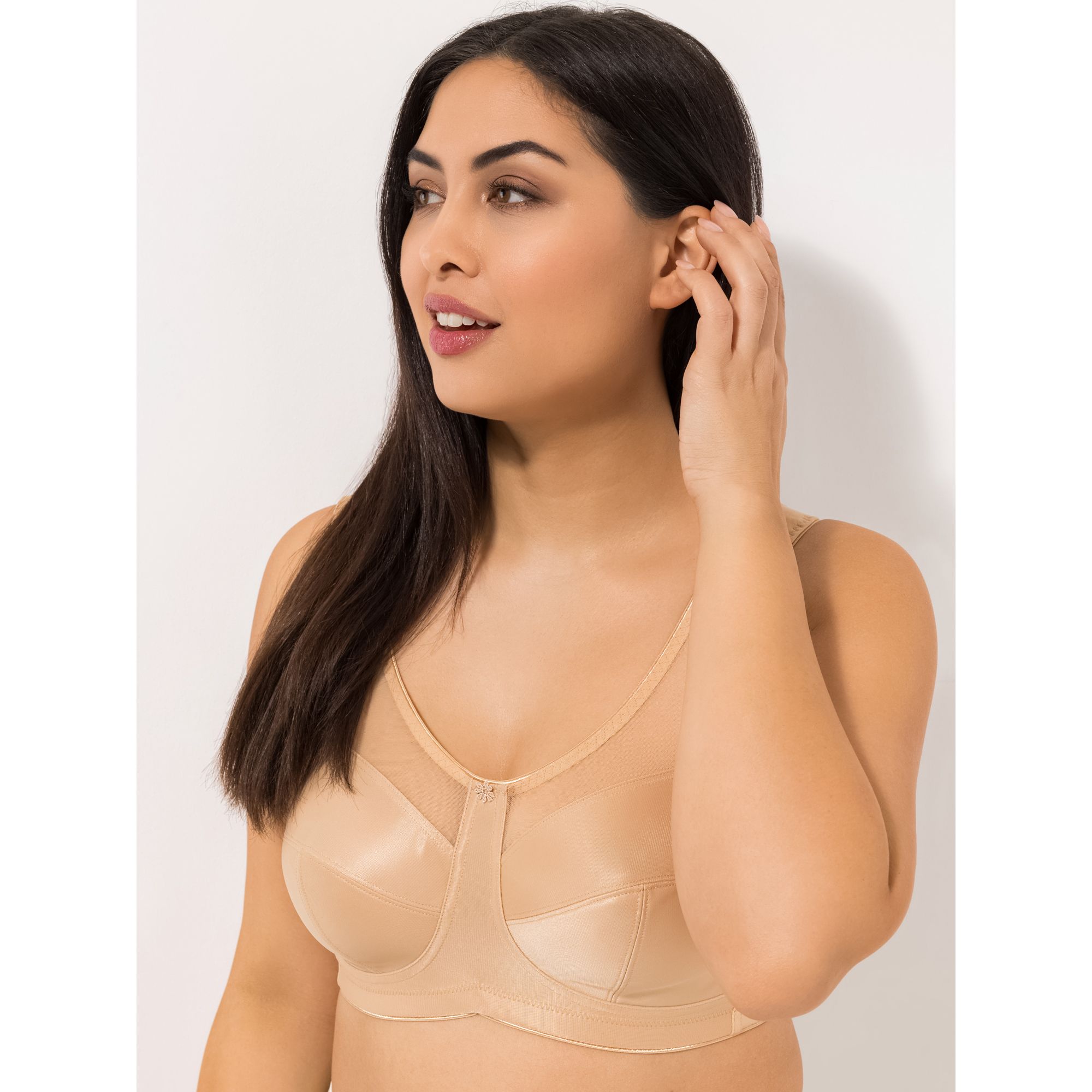 LITTLE ROSE Entlastungs-BH Mikrofasermischung Passform Lady Basic-Style