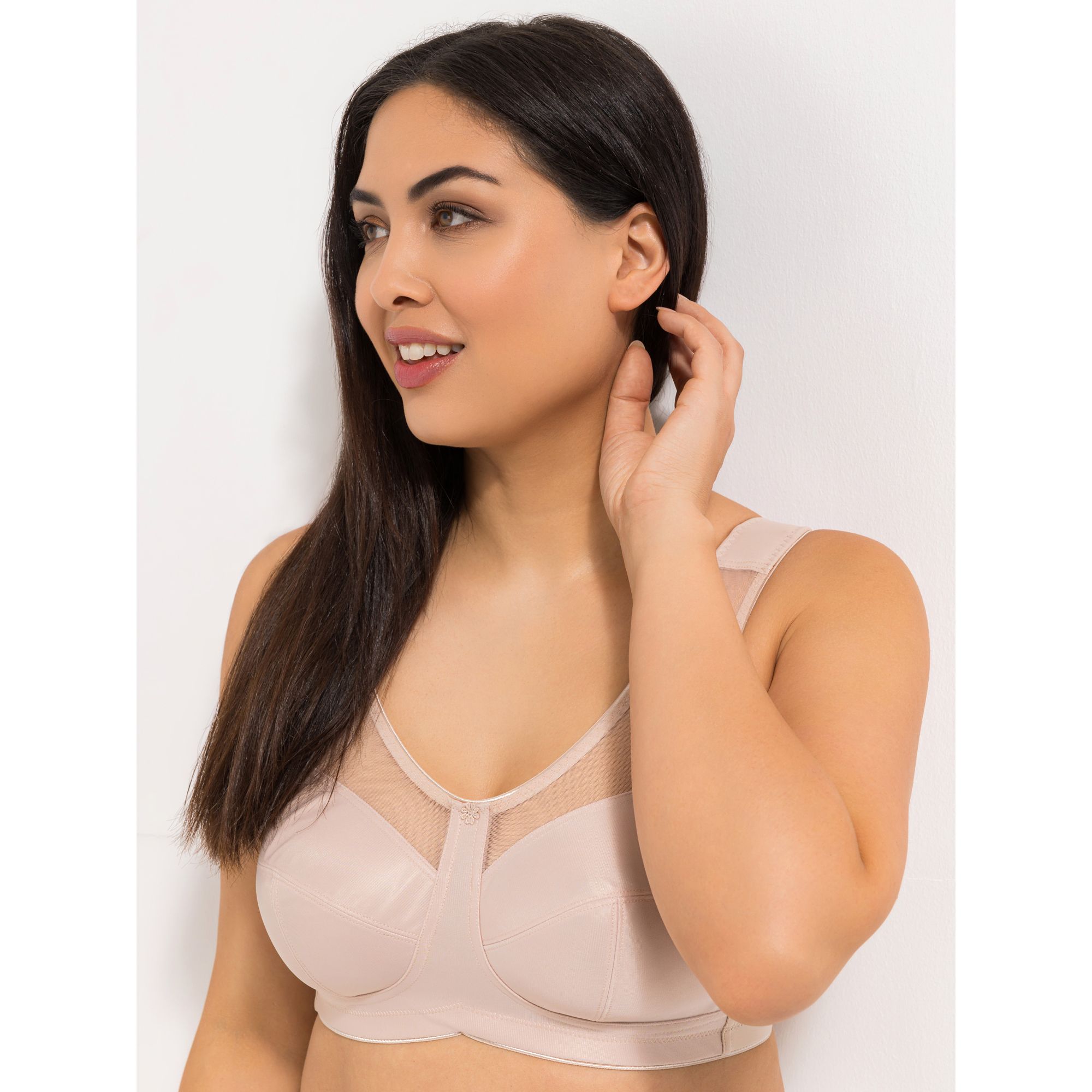 LITTLE ROSE Entlastungs-BH Mikrofasermischung Passform Lady Basic-Style