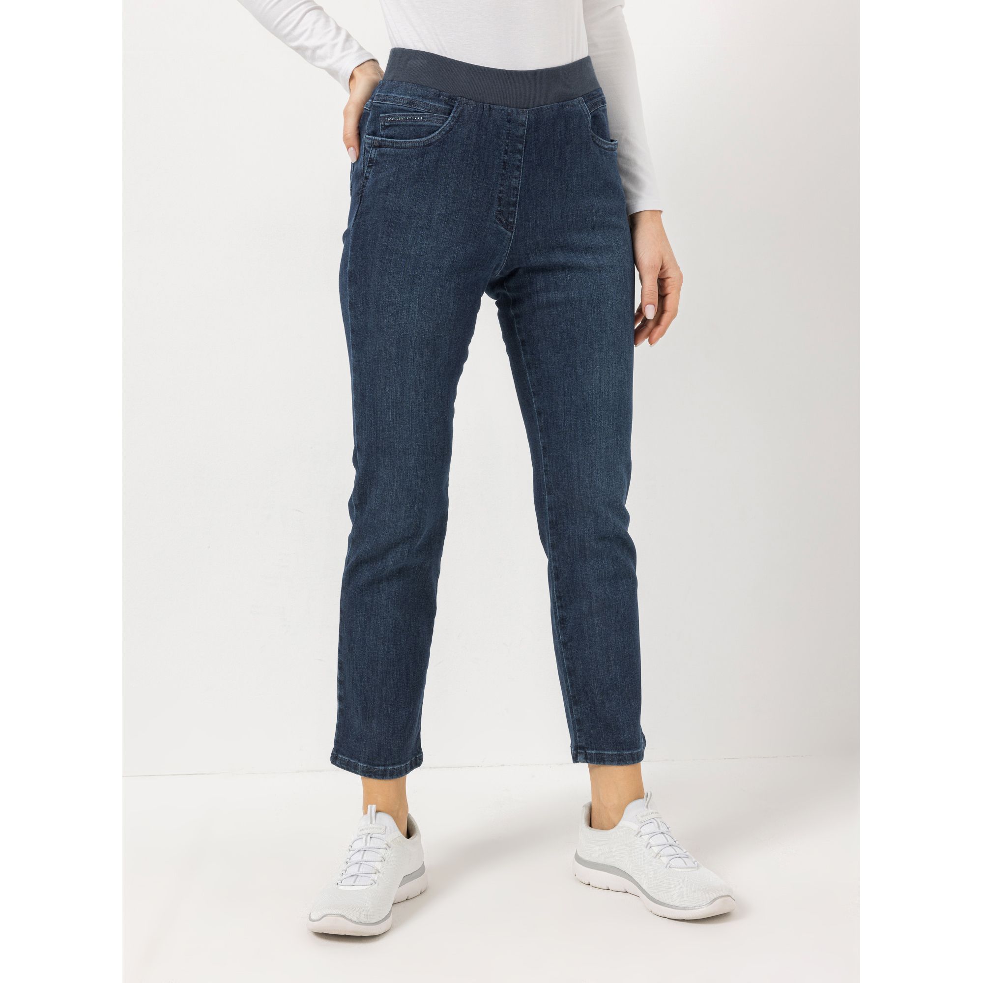 Raphaela by Brax Jeans Pamina Jerseybund erhöhte Leibhöhe Swarovski® Elemente