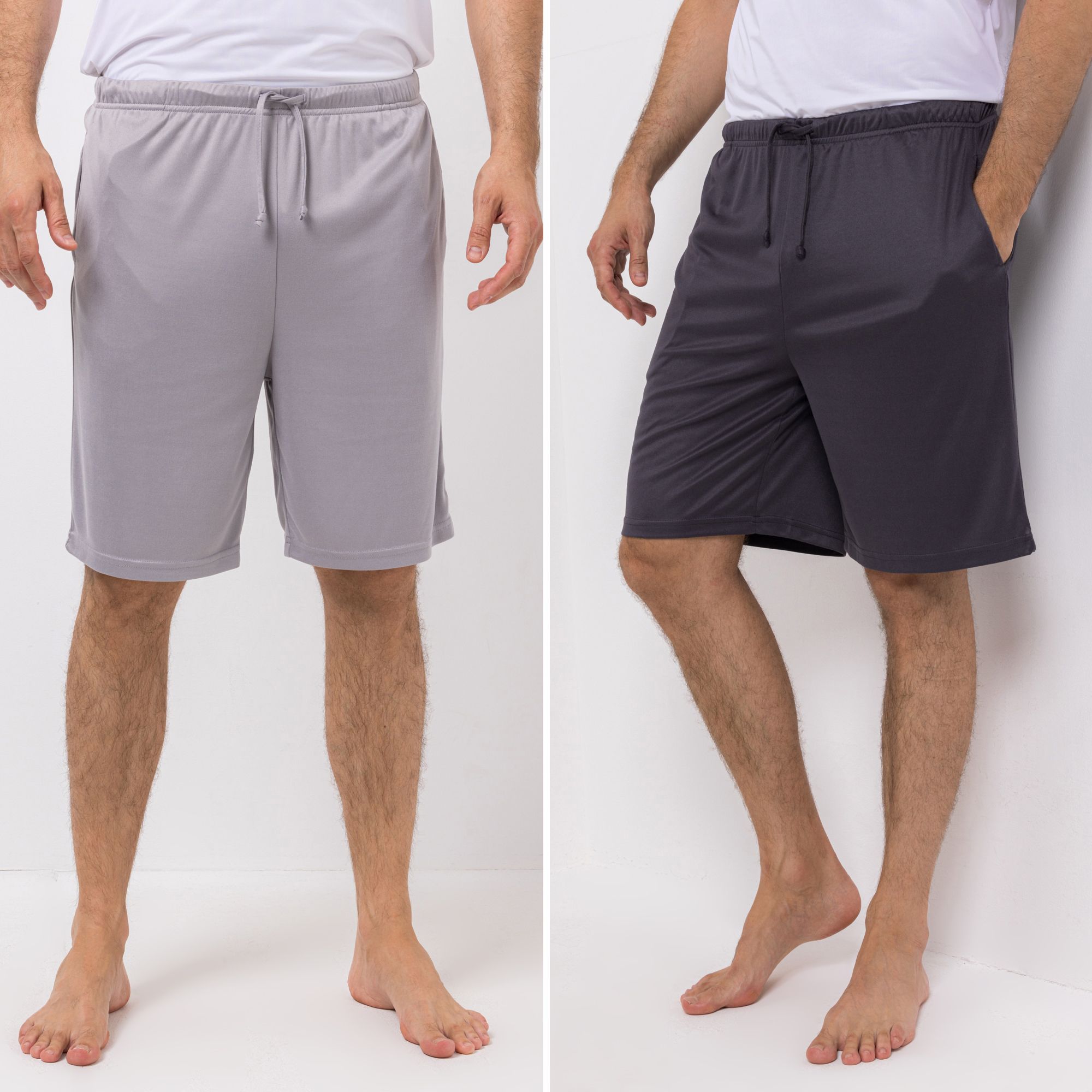 MEN'S TOUCH 2 Bermuda-Shorts Mikrofaser Kordelzug Rundumdehnbund