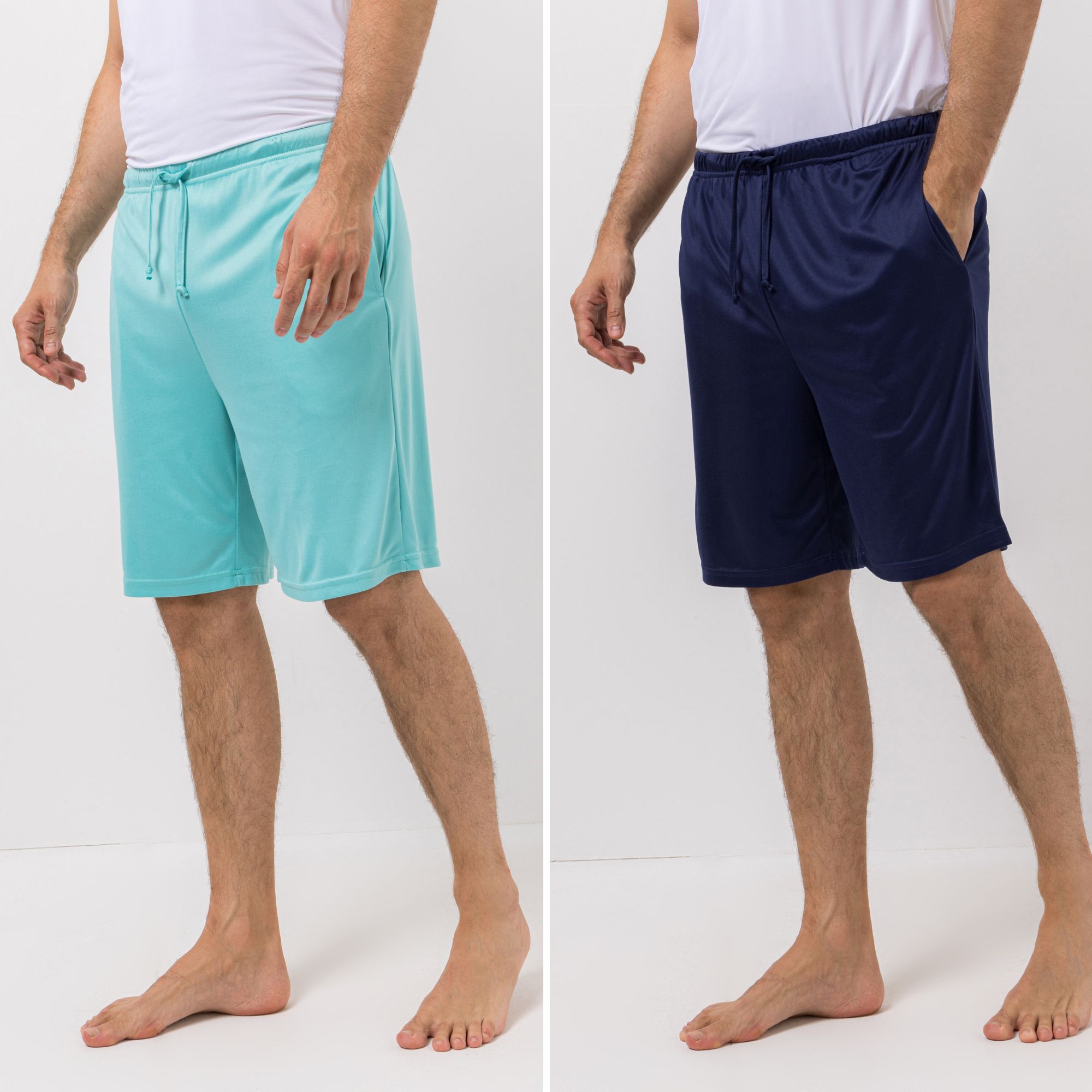 MEN'S TOUCH 2 Bermuda-Shorts Mikrofaser Kordelzug Rundumdehnbund