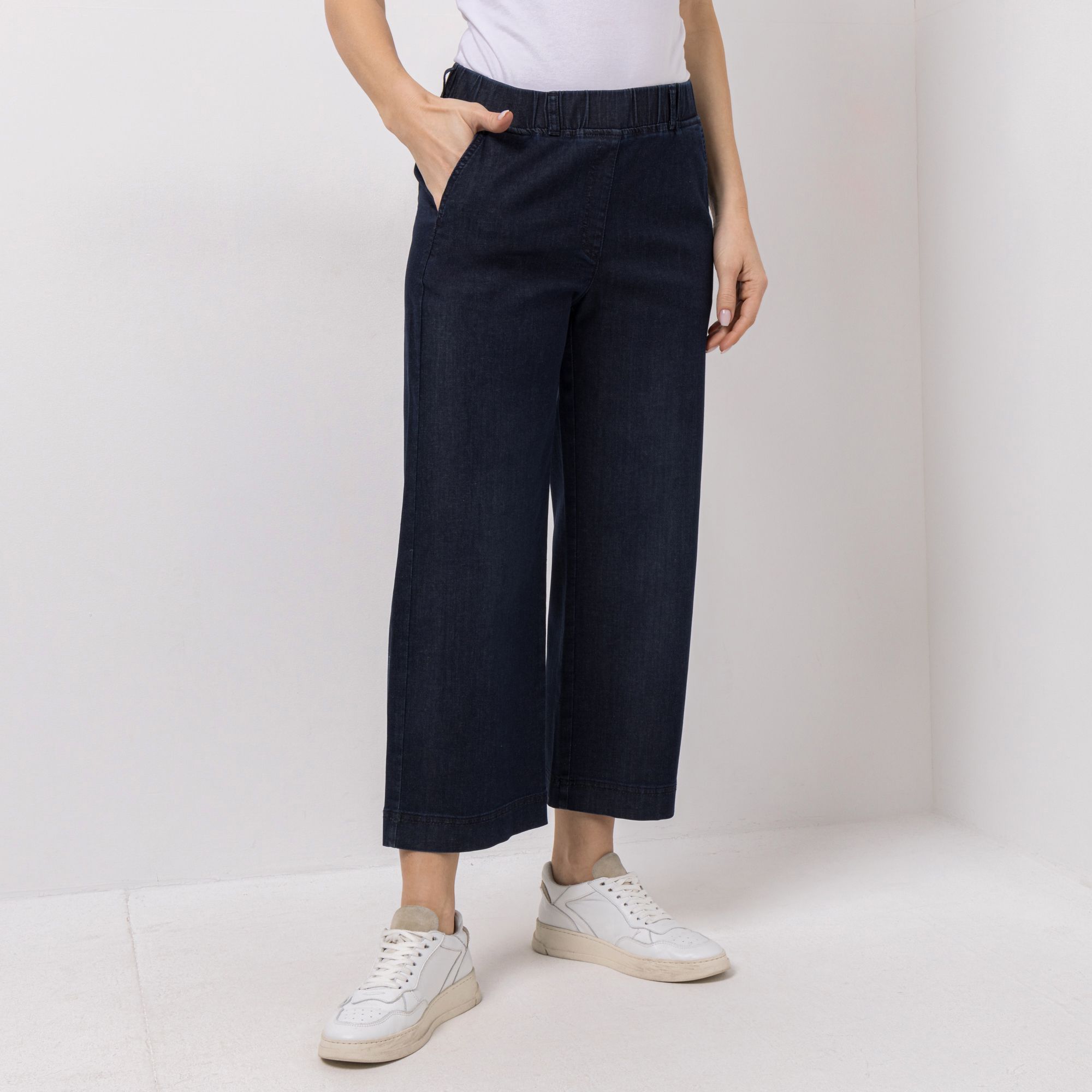 RAPHAELA BY BRAX Hose Pam Culotte Rundumdehnbund Slim-Fit hohe Leibhöhe