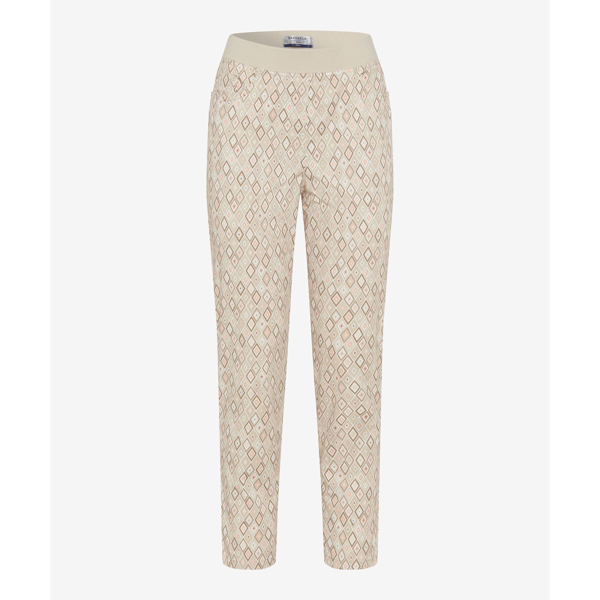 Raphaela by Brax Hose Pamina 6/8 Rundumdehnbund Slim-Fit Allover-Druck