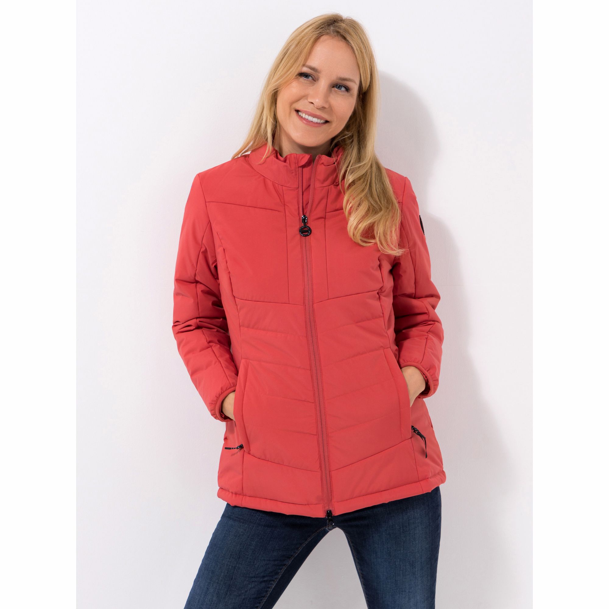 CENTIGRADE ACTIVE Steppjacke abnehmbare Kapuze 2-Wege-Zipper wasserabweisend