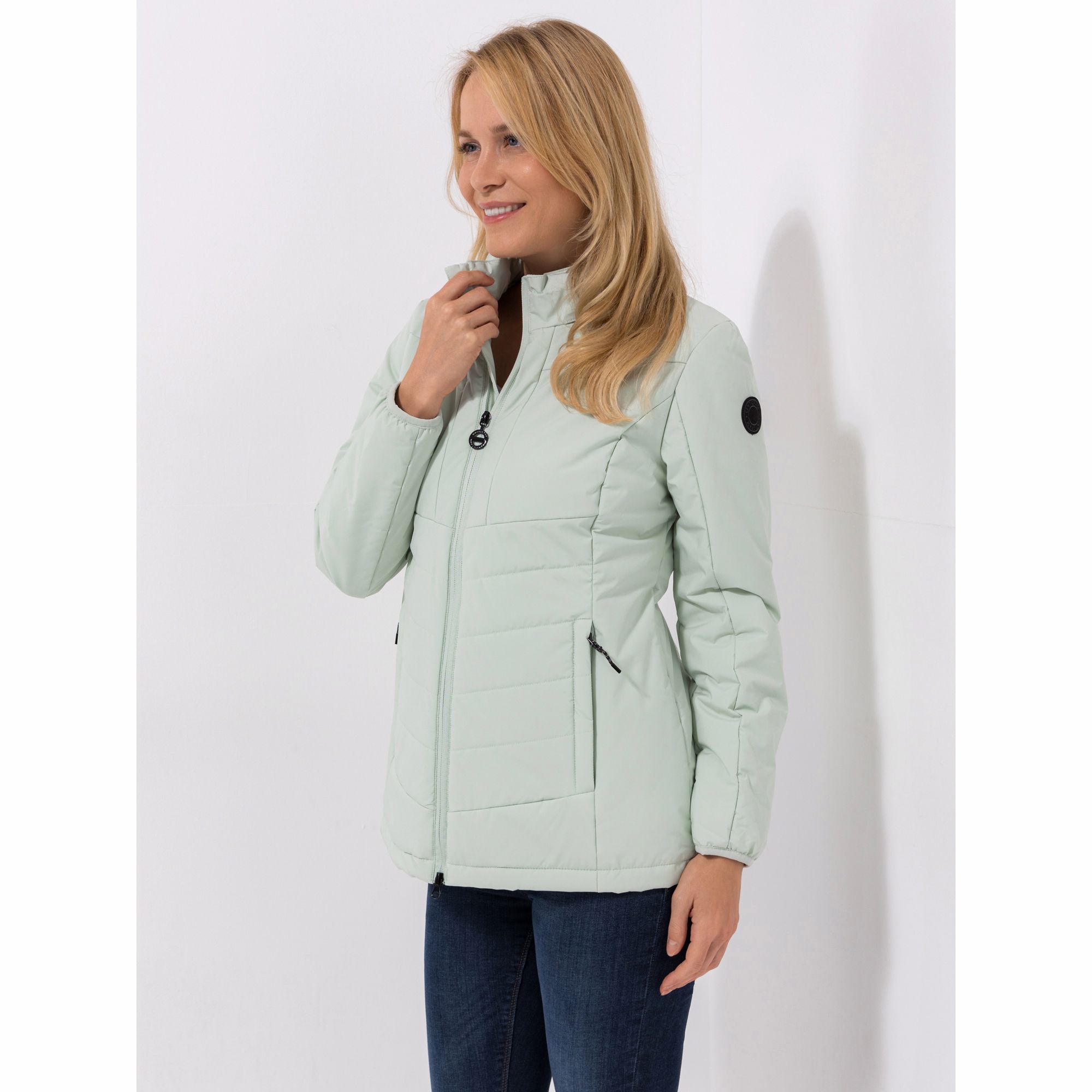 CENTIGRADE ACTIVE Steppjacke abnehmbare Kapuze 2-Wege-Zipper wasserabweisend