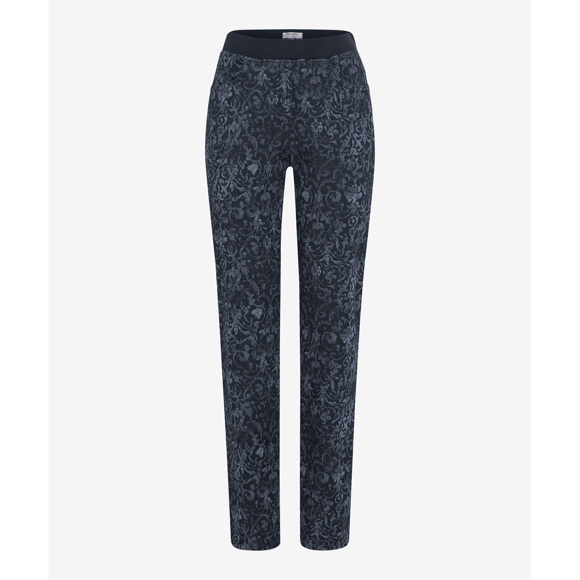  RAPHAELA BY BRAX Jeans Pamina Rundumdehnbund 5-Pocket-Style Allover-Druck