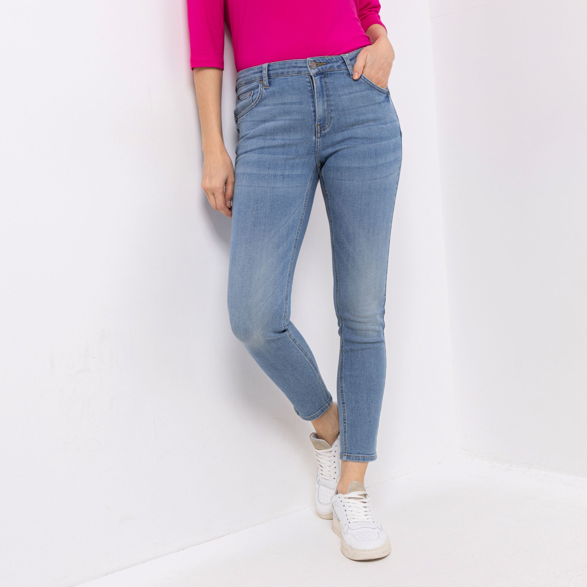 AMINATI® Jeggings Aminati Stickerei knöchellang elastische Ware