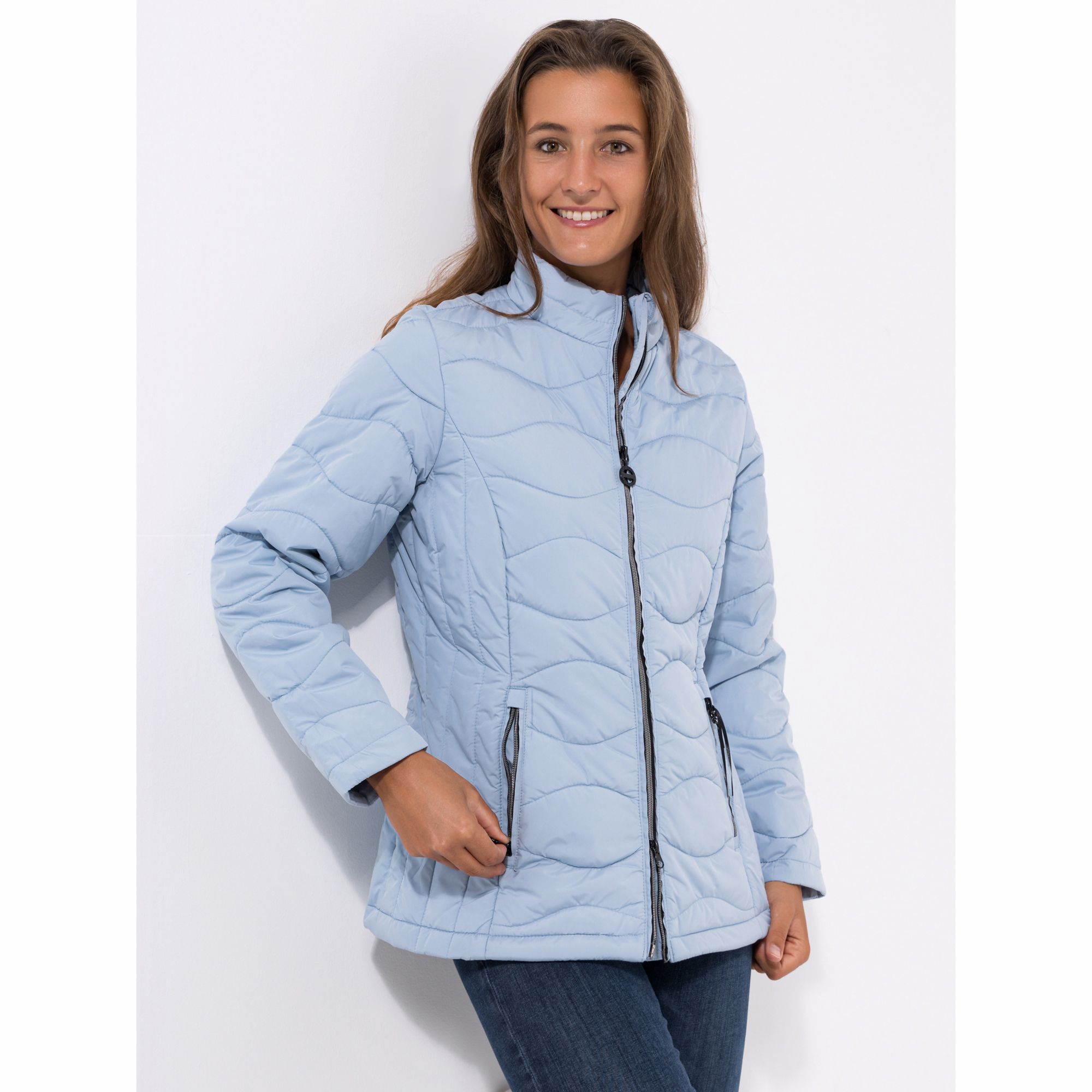 CENTIGRADE ACTIVE Steppjacke Stehkragen Wellensteppung wasserabweisend