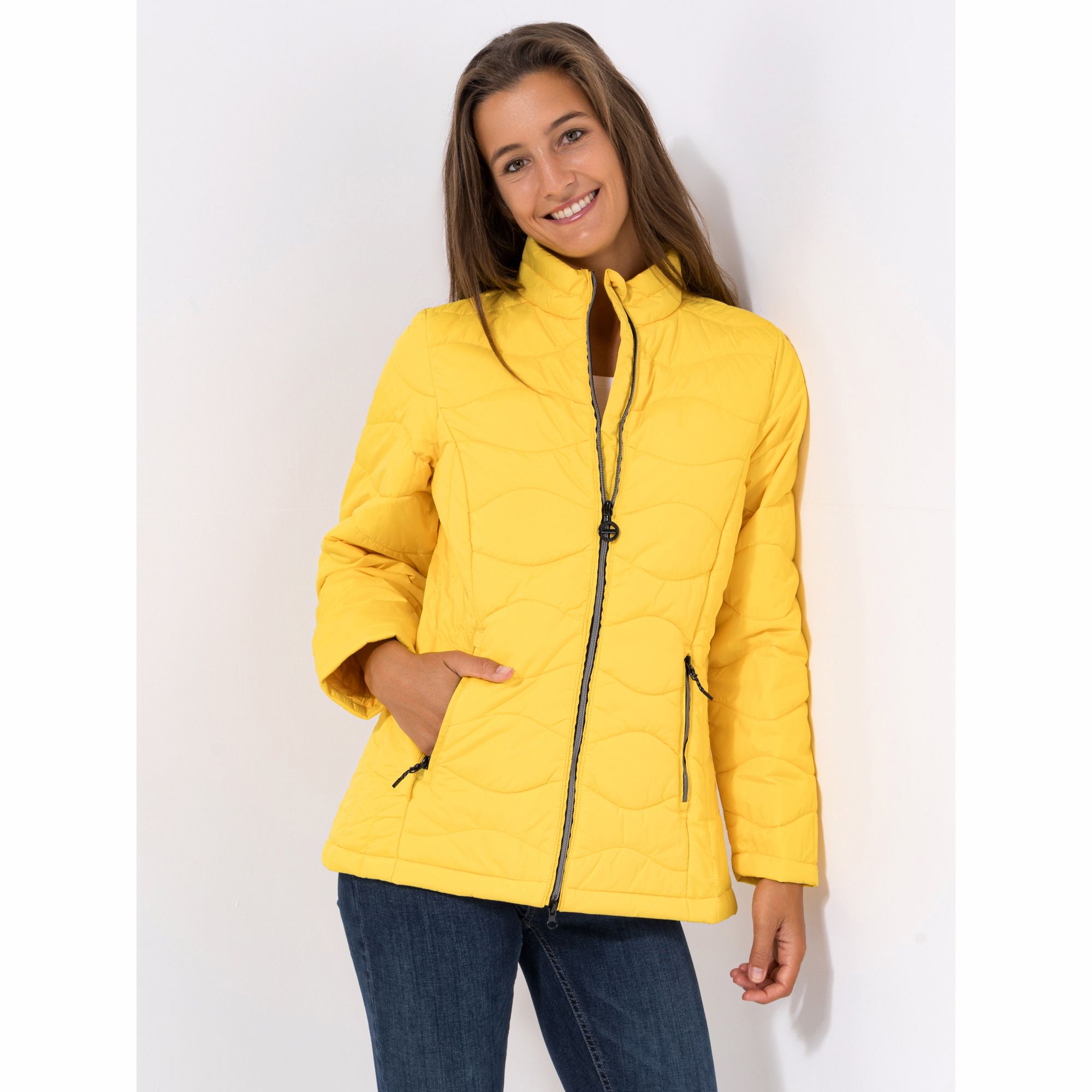 CENTIGRADE ACTIVE Steppjacke Stehkragen Wellensteppung wasserabweisend