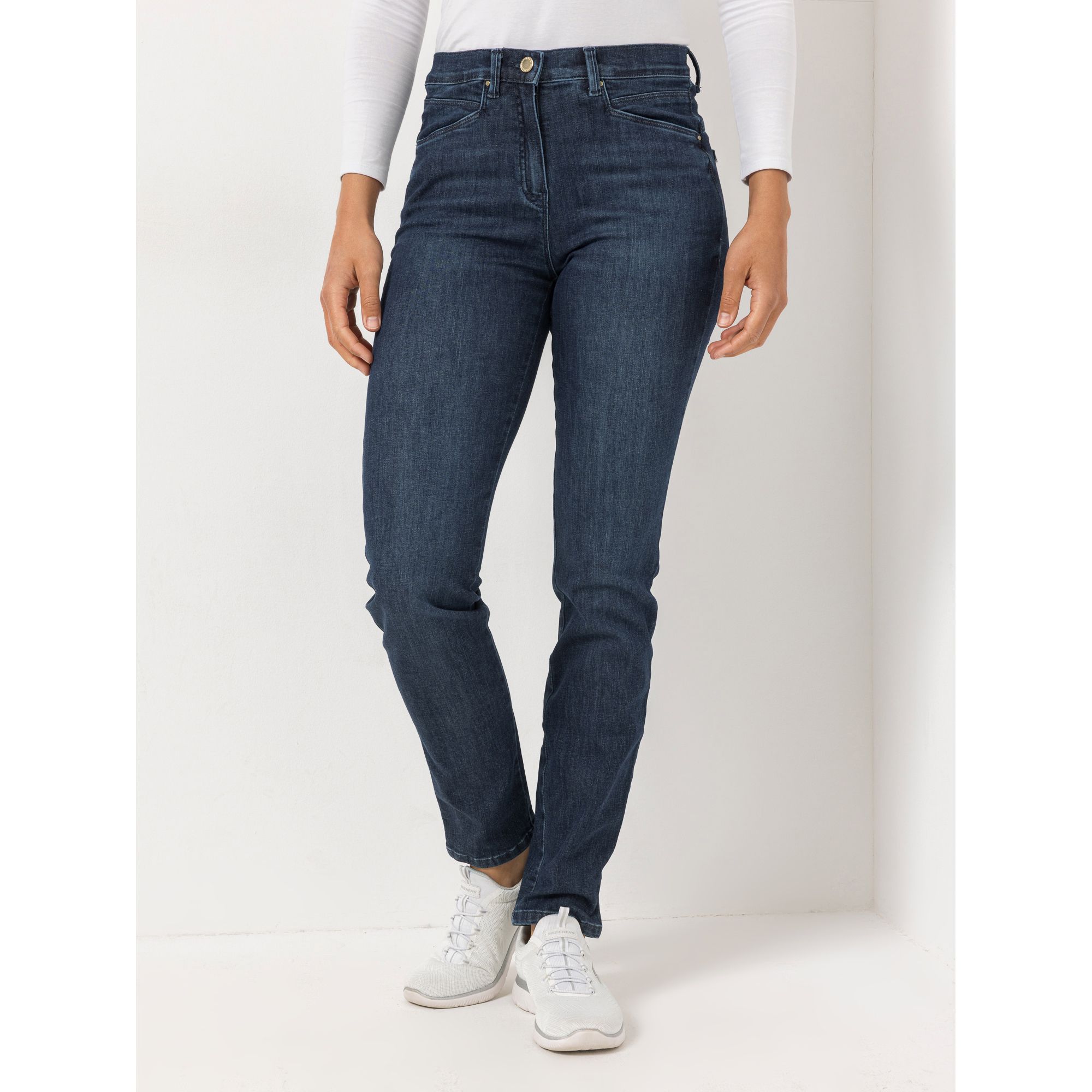 Raphaela by Brax Jeans Luca Super-Slim Fit erhöhte Leibhöhe lange Form