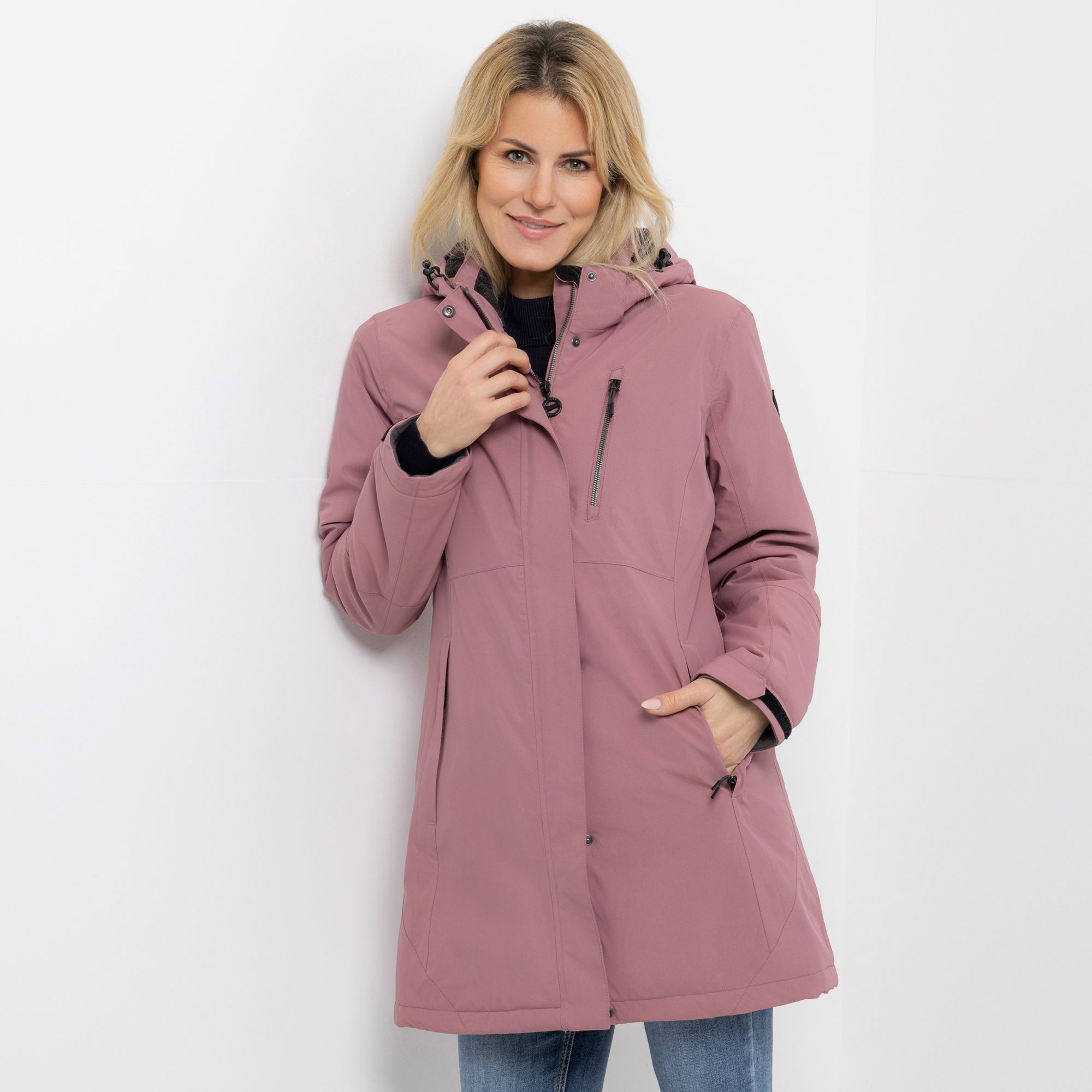 CENTIGRADE ACTIVE Funktionsparka Lange Form abnehmbare Kapuze wasserdicht