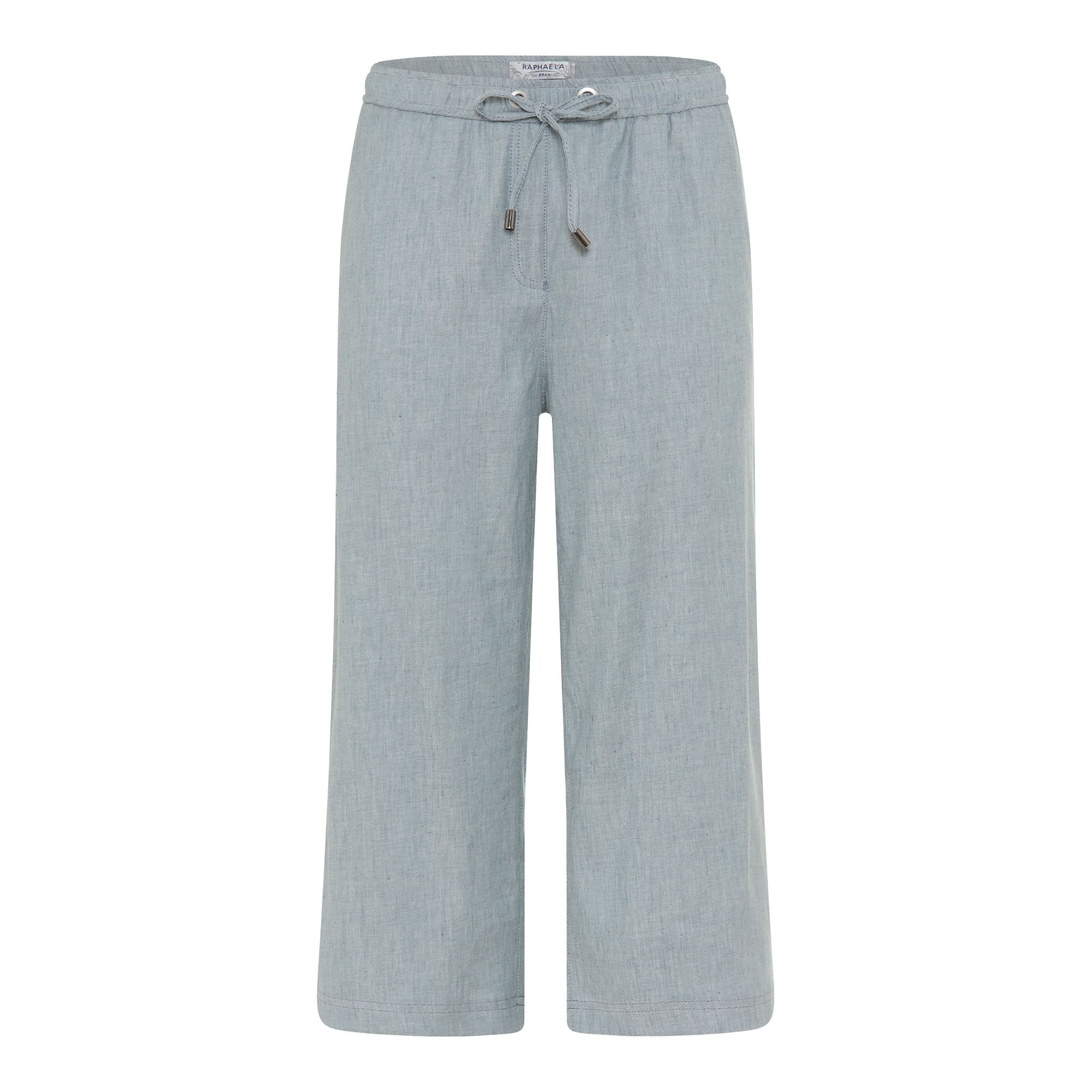 RAPHAELA BY BRAX Hose Philippa Capri-Länge Dehnbund Leinenmischung