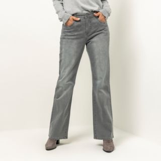 BRUCE DARNELL Jeans, lange Form Gürtelschlaufen Logodetails Bootcut