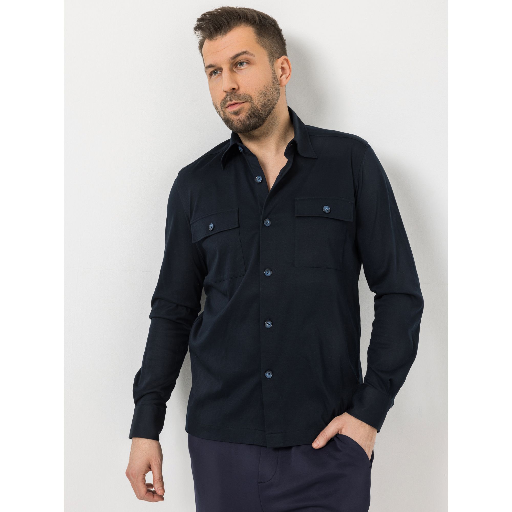 AMINATI® Herren-Hemd, 1/1-Arm Hemdkragen Brusttasche Knopfleiste