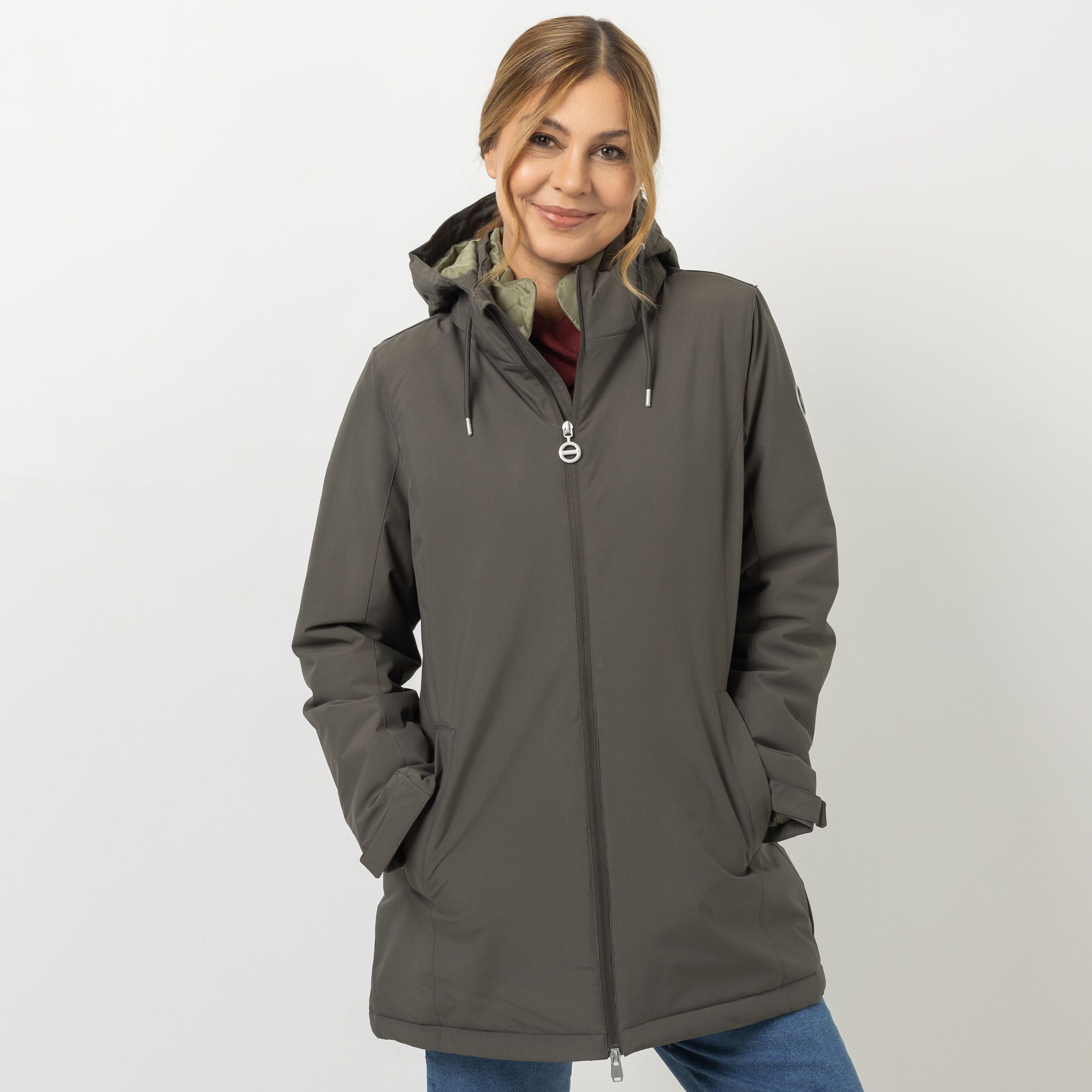 CENTIGRADE ACTIVE Funktionsparka abnehmbare Kapuze gestepptes Futter winddicht