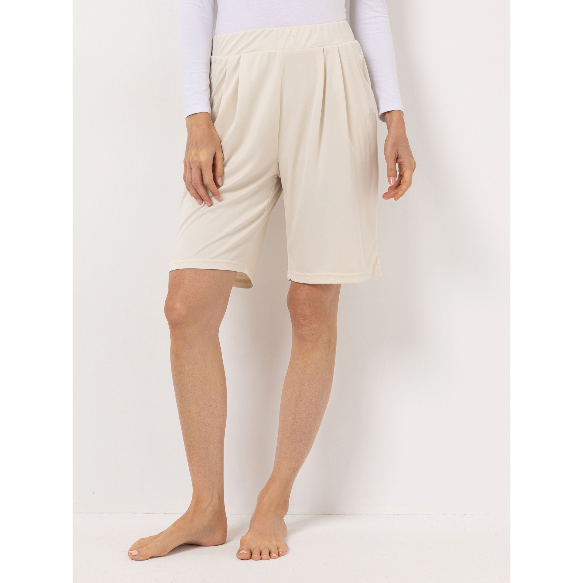 JERYMOOD HOMEWEAR Bermuda-Shorts Mikrofaser Rundumdehnbund Seitentaschen