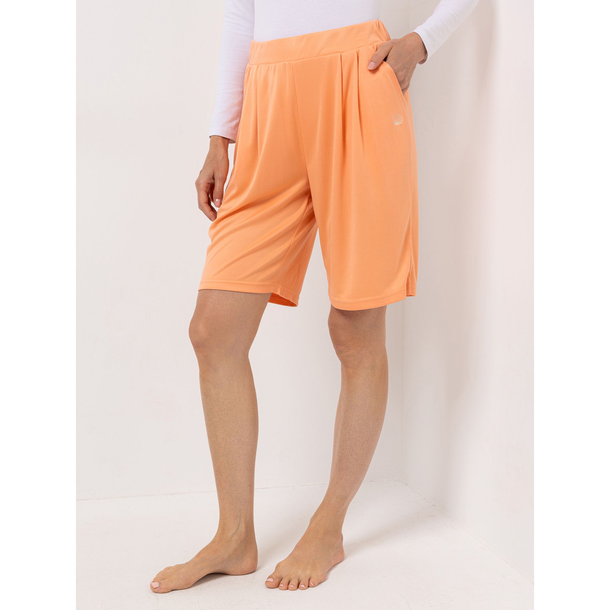 JERYMOOD HOMEWEAR Bermuda-Shorts Mikrofaser Rundumdehnbund Seitentaschen