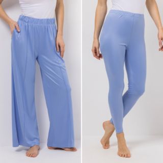 JERYMOOD HOMEWEAR Hose und Leggings Mikrofaser Rundumdehnbund uni