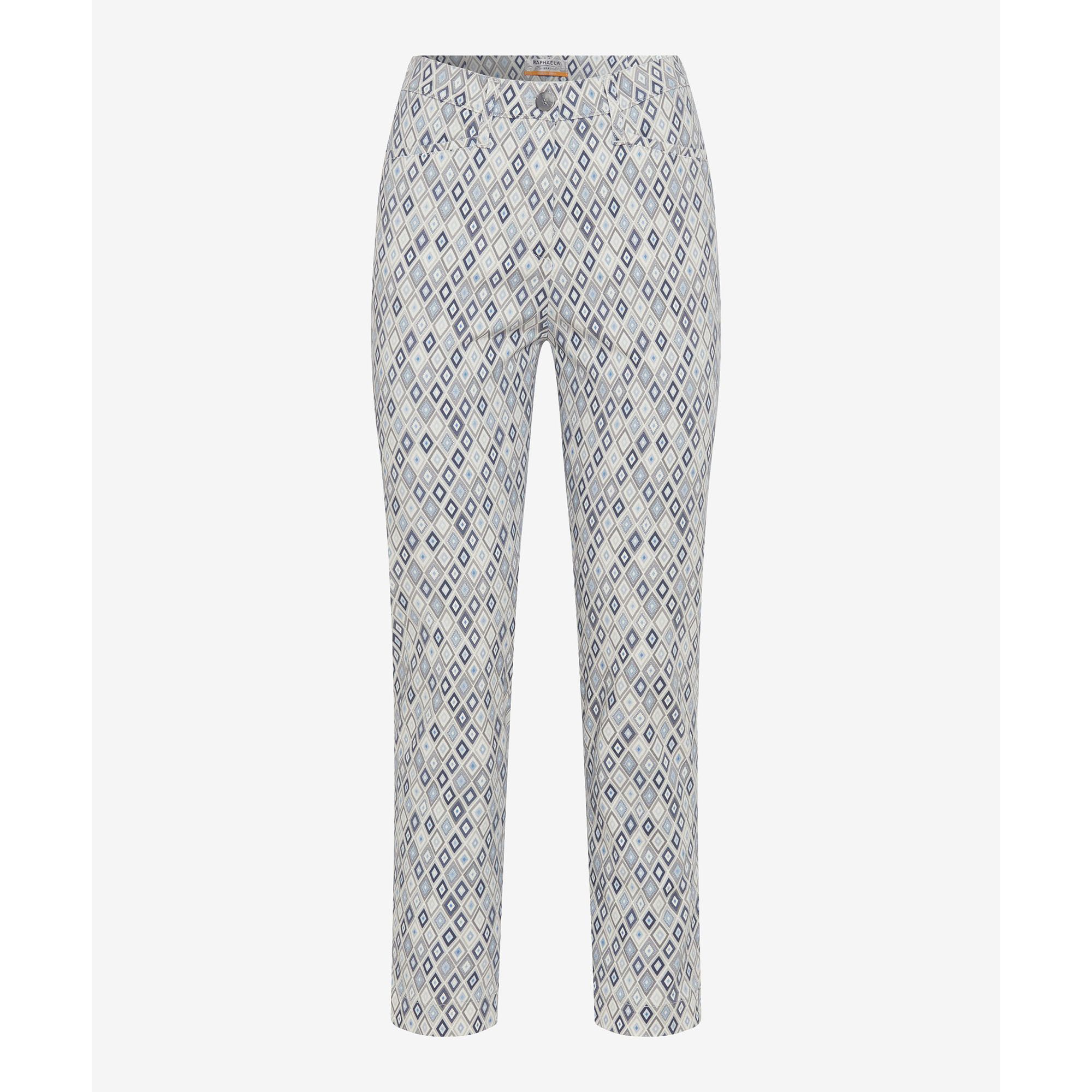 Raphaela by Brax Hose Lorella Magic-Waist Super-Slim-Fit Allover-Druck