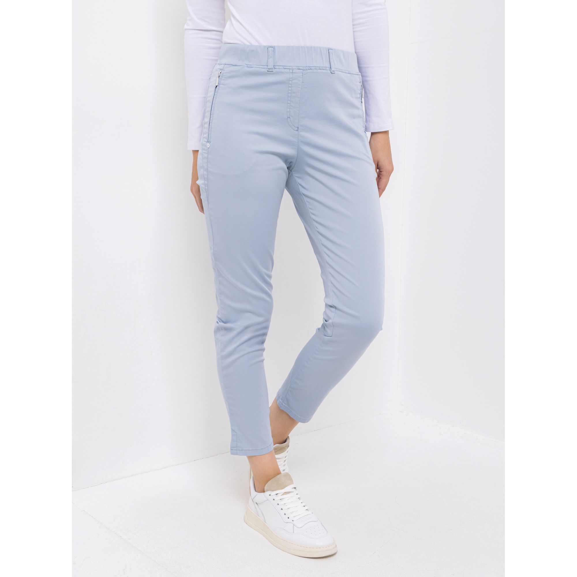 Raphaela by Brax Hose Lavina Zip Rundumdehnbund Super-Slim Fit Paspeltaschen