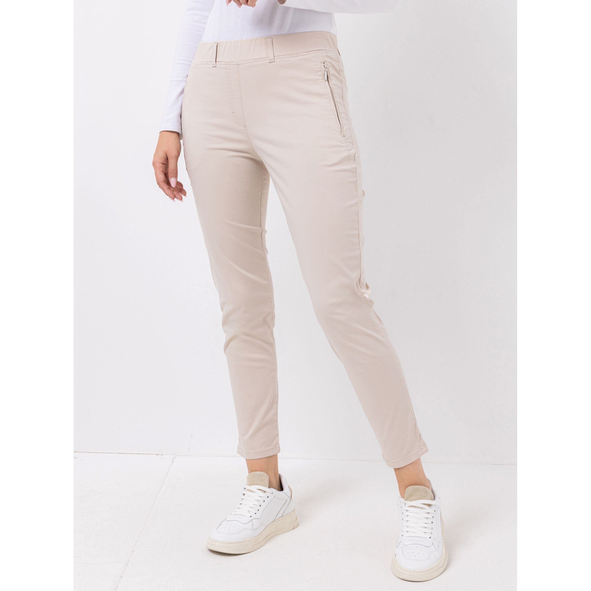 Raphaela by Brax Hose Lavina Zip Rundumdehnbund Super-Slim Fit Paspeltaschen