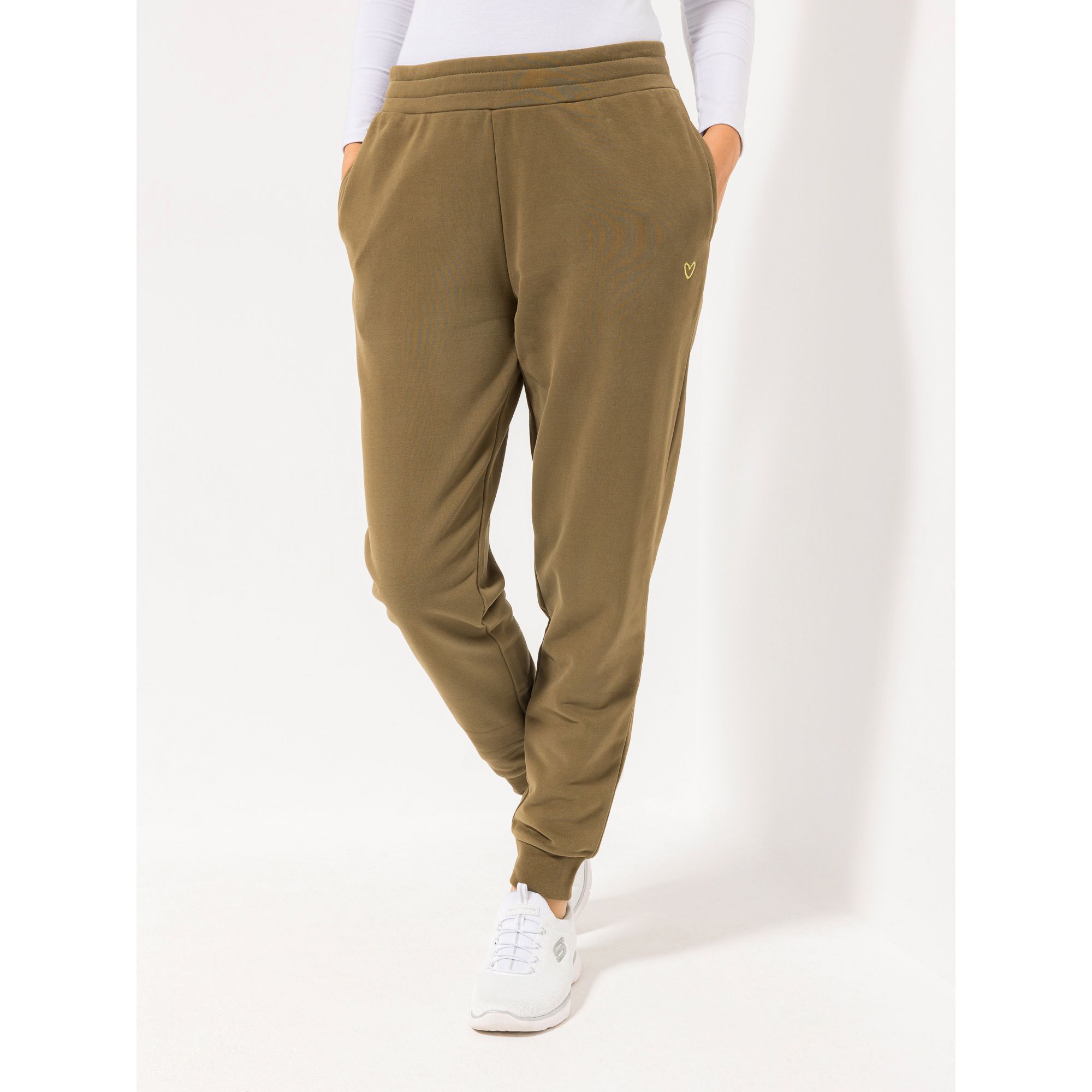 LYLA Loungehose Sweatware Rundumdehnbund Seitennahttaschen